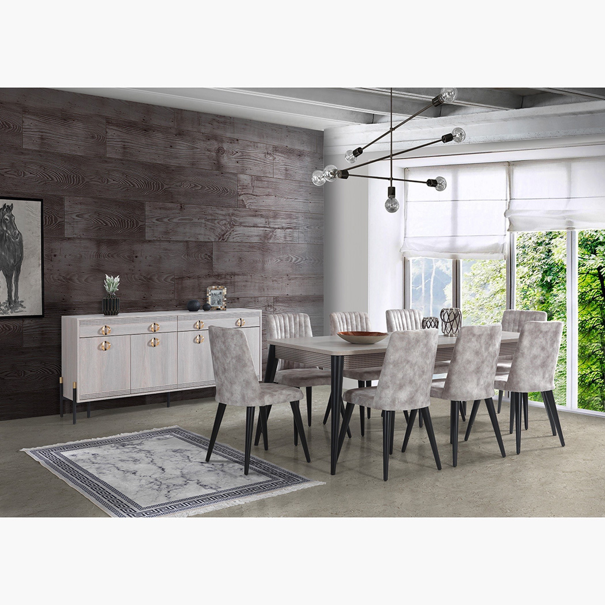 طقم سفرة 8 مقاعد من مابيل-hbxfurniture-diningtablesandsets-diningsets-eightseater-image-7