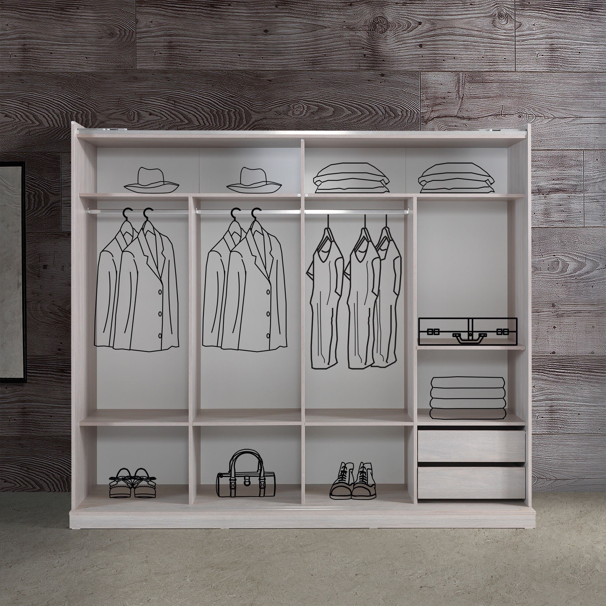 Mabel Sliding Door Wardrobe-hbxfurniture-wardrobes-image-4