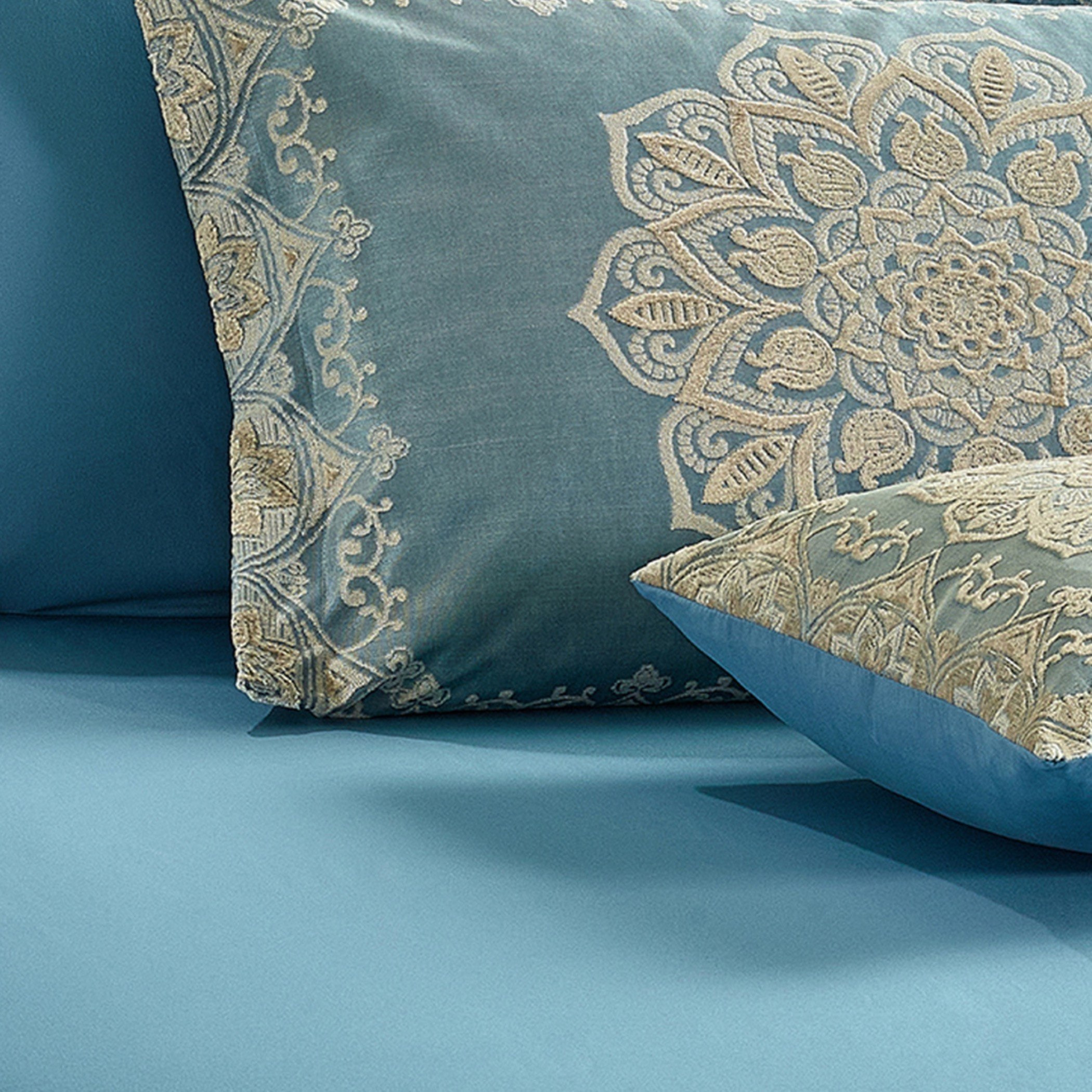 طقم لحاف جاكار 10 قطع من صباح - 220x240 سم-hbxhomeware-hbxdecorandfurnishings-image-4