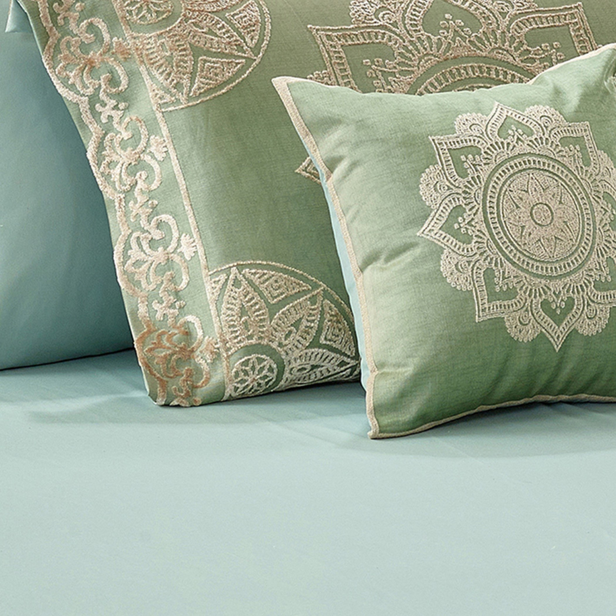 طقم لحاف جاكار كينج 10 قطع من هينا - 220x240 سم-hbxhomeware-hbxdecorandfurnishings-image-3