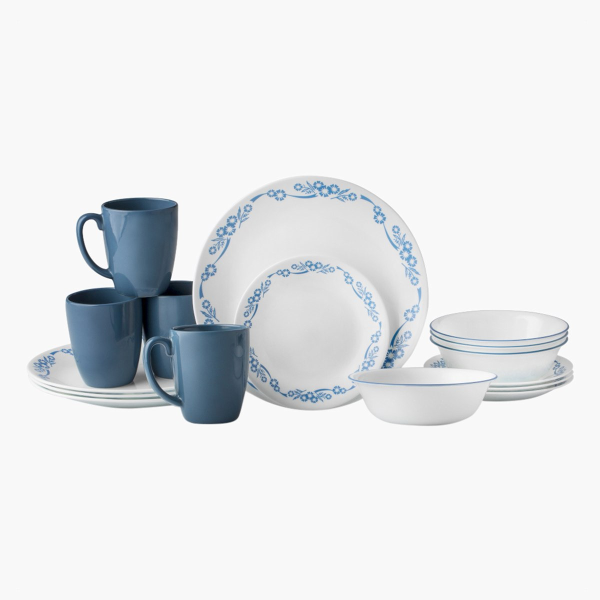 طقم مستلزمات مائدة 16  قطعة من كوريل كورن فلاور-hbxhomeware-hbxkitchen-image-1