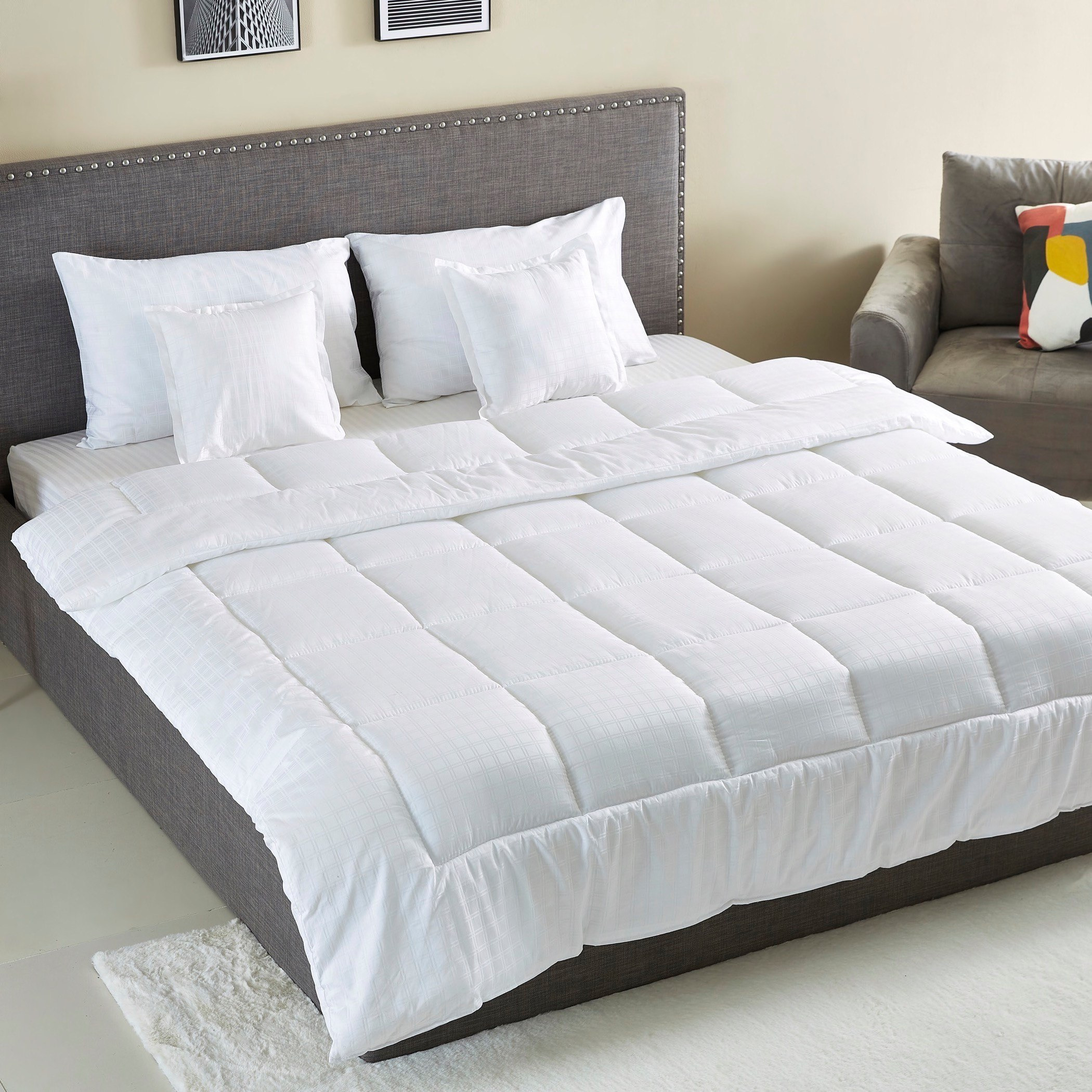 طقم لحاف كينج ساتان 5 قطع من نيوبورت دوبي - 220x240 سم-hbxhomeware-hbxdecorandfurnishings-image-3