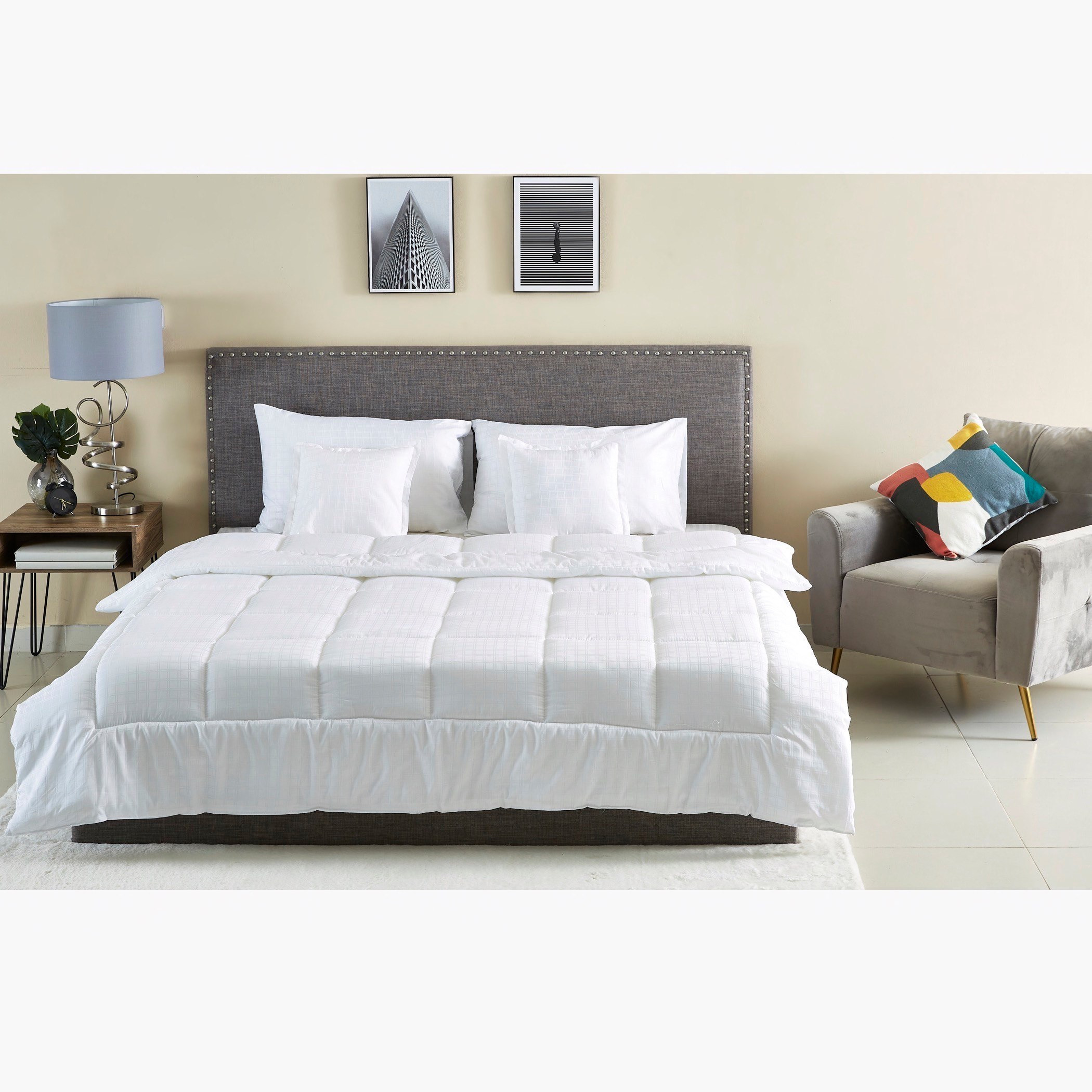 طقم لحاف كينج ساتان 5 قطع من نيوبورت دوبي - 220x240 سم-hbxhomeware-hbxdecorandfurnishings-image-8