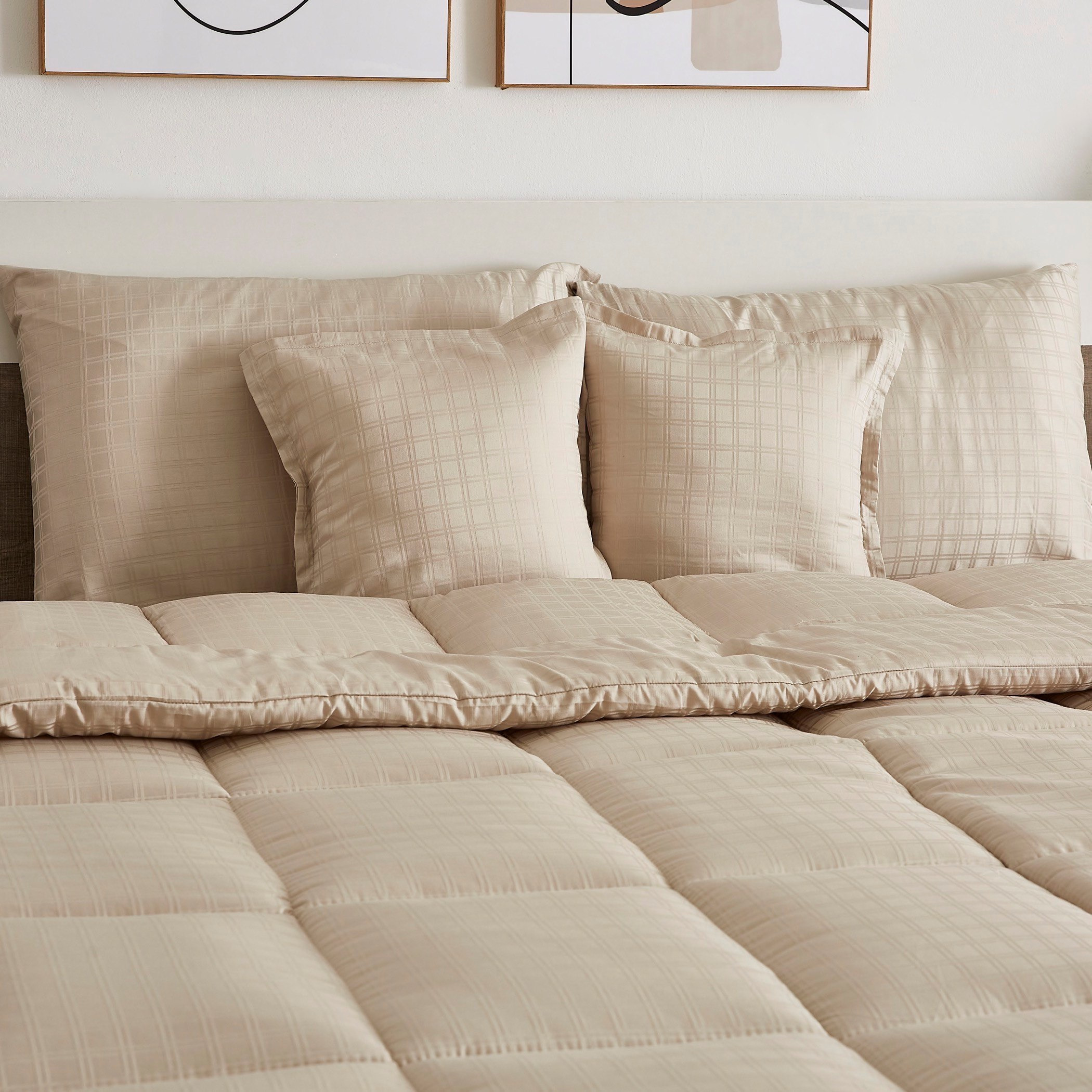 Newport Dobby Satin King 5-Piece Comforter Set  - 220x240 cm-hbxhomeware-hbxdecorandfurnishings-image-3