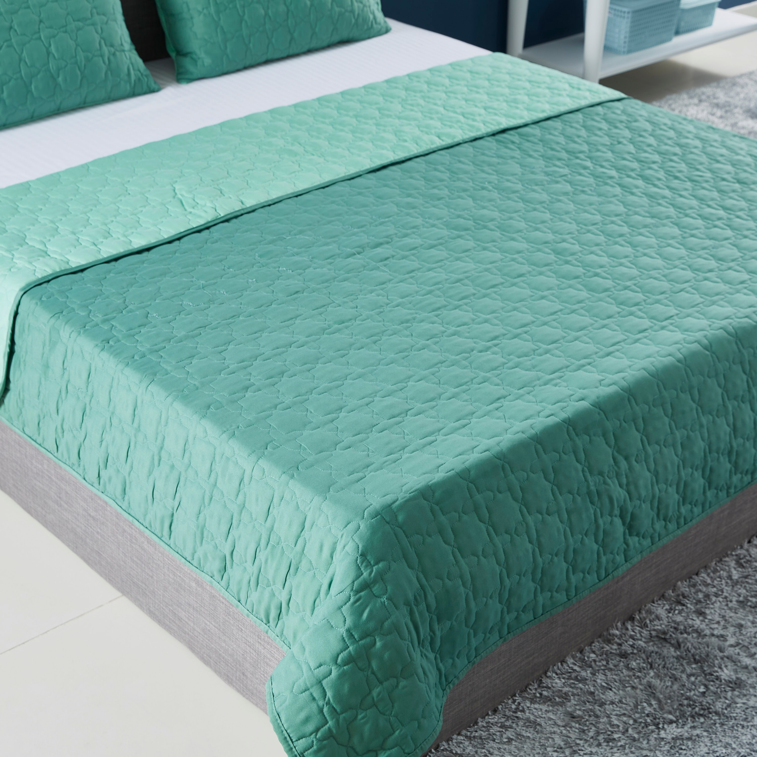 طقم مفروشات سرير كينج 3 قطع ألياف دقيقة من إبليزا - 220x240 سم-hbxdecorandfurnishings-bedding-bedspreadsandquilts-image-4