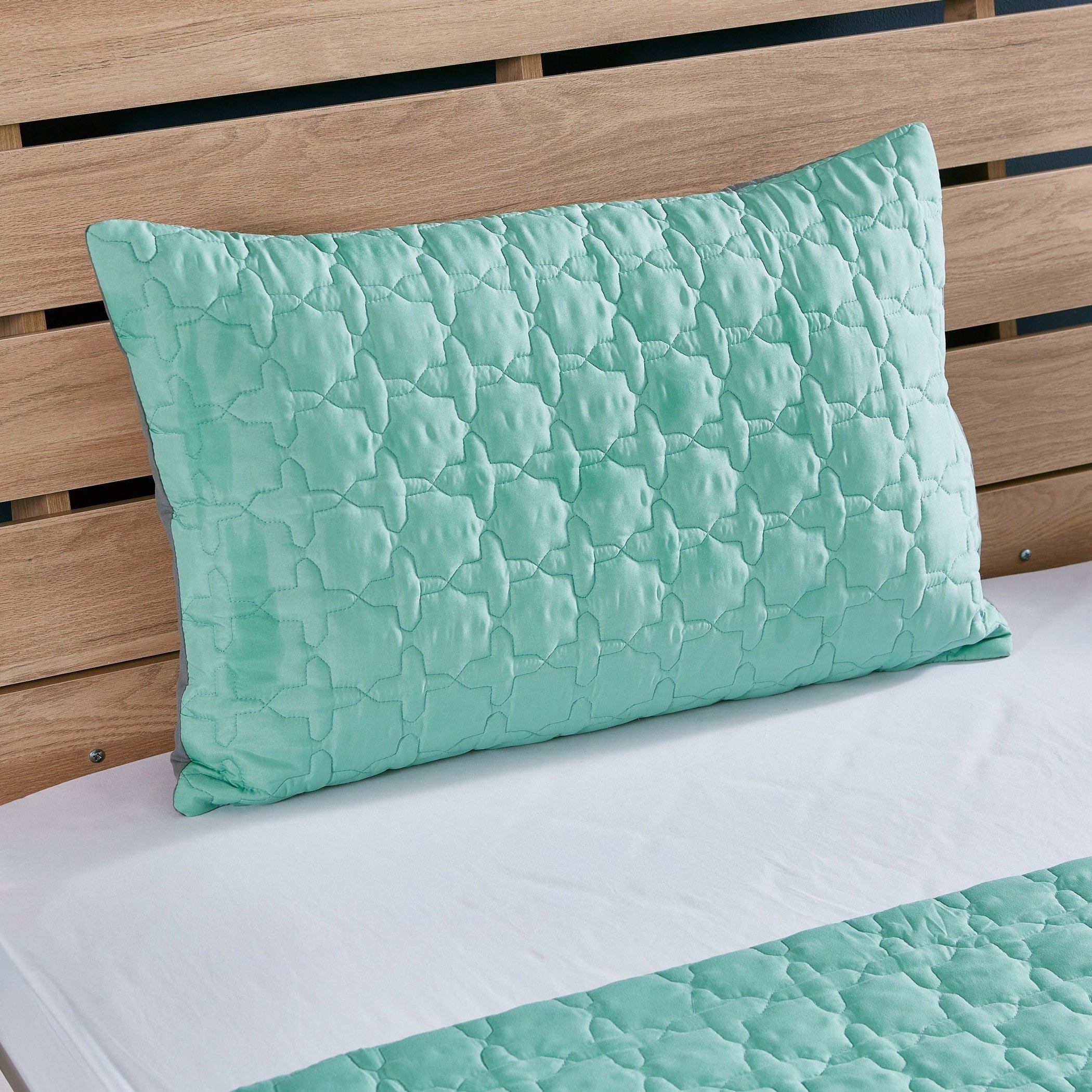 طقم مفارش سرير مزدوج -قطعتين قطع ميكروفايبر من إبليزا- 160x220 سم-hbxdecorandfurnishings-bedding-bedspreadsandquilts-image-3