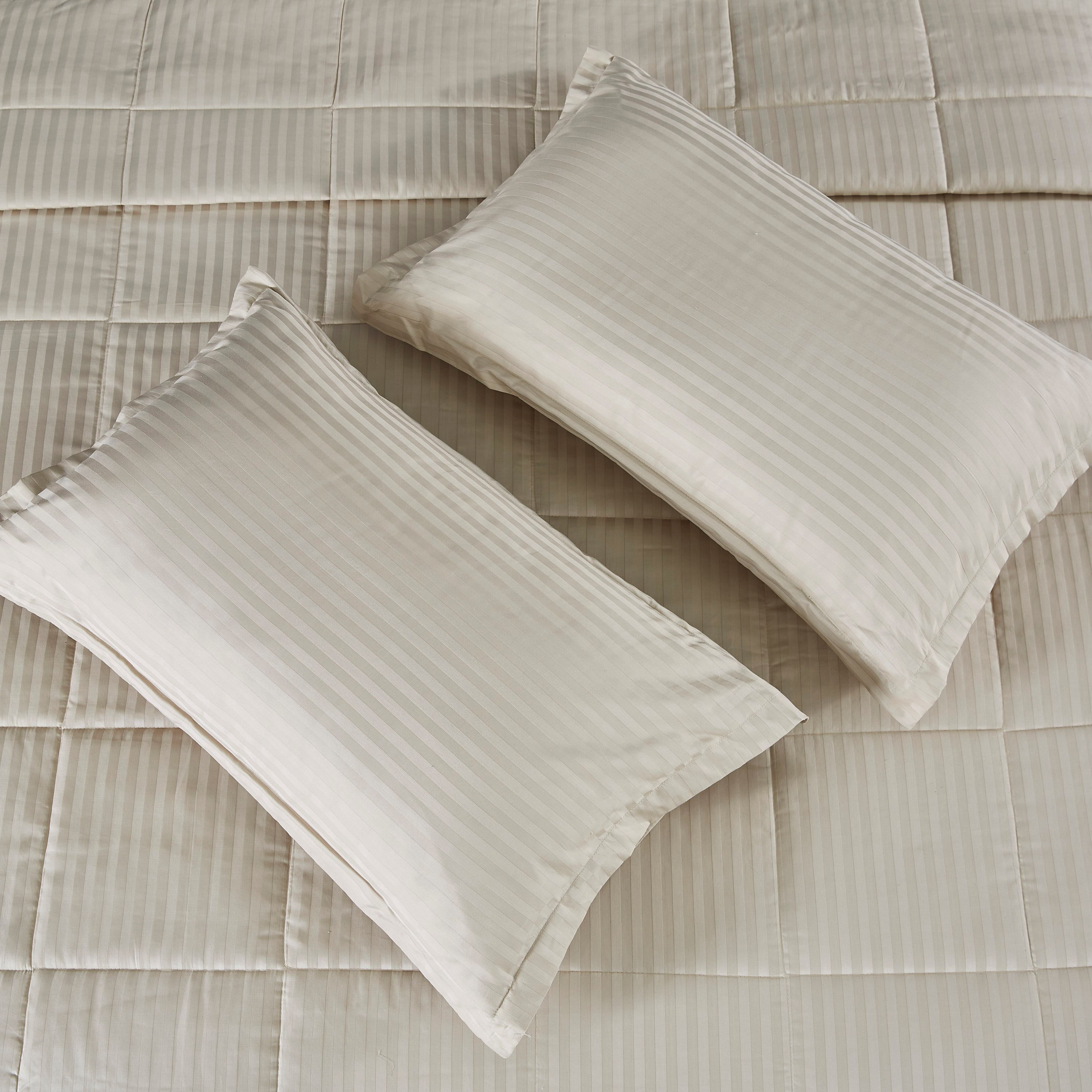 طقم لحاف للصيف كينج قطني مخطّط 5 قطع من كاسبلانكا - 220x240 سم-hbxdecorandfurnishings-bedding-bedspreadsandquilts-image-5
