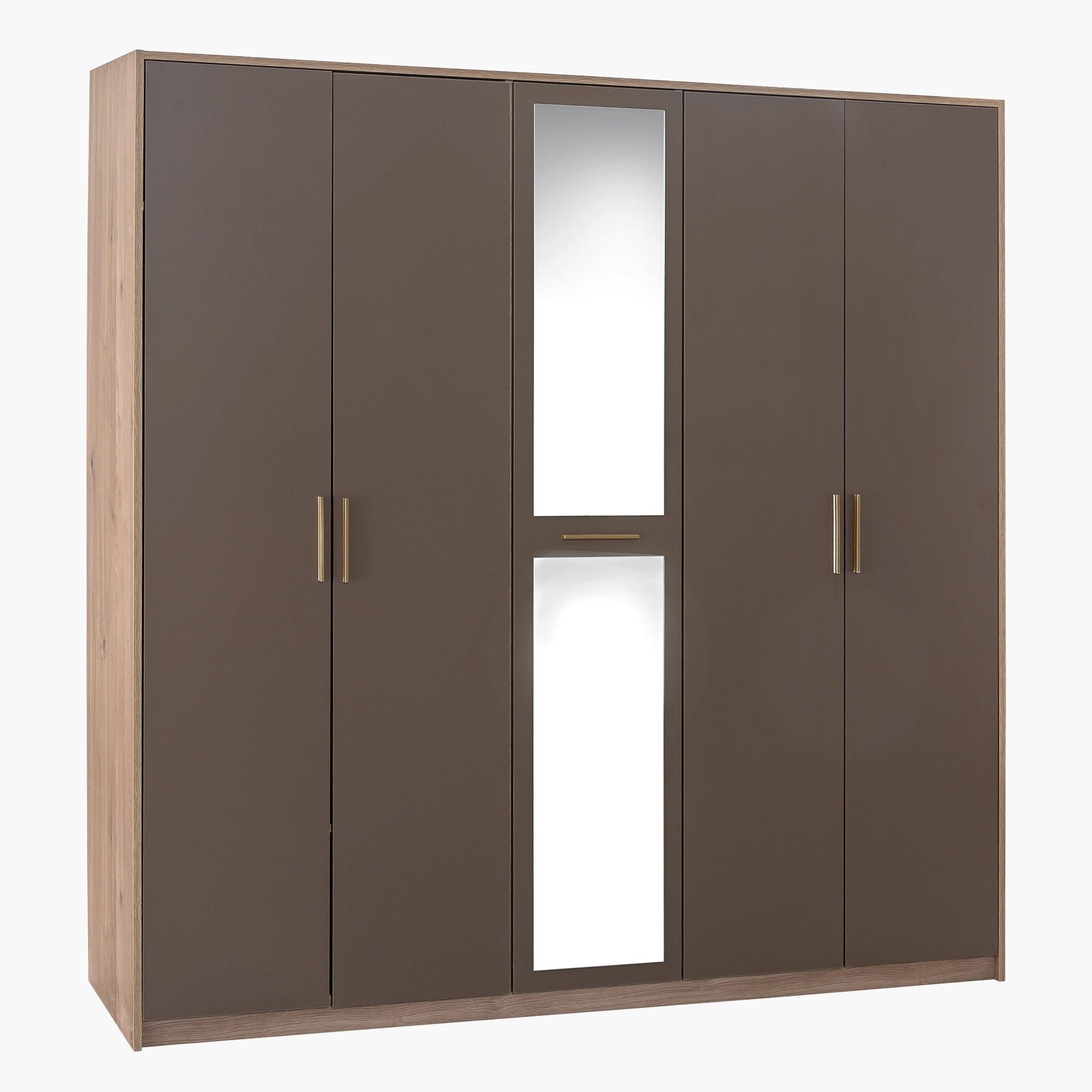خزانة ملابس 5 أبواب مع مرآة - كوبا من موڤو-hbxfurniture-wardrobes-image-3