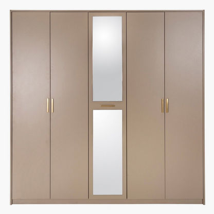 Daphne 5-Door Wardrobe with Mirror
