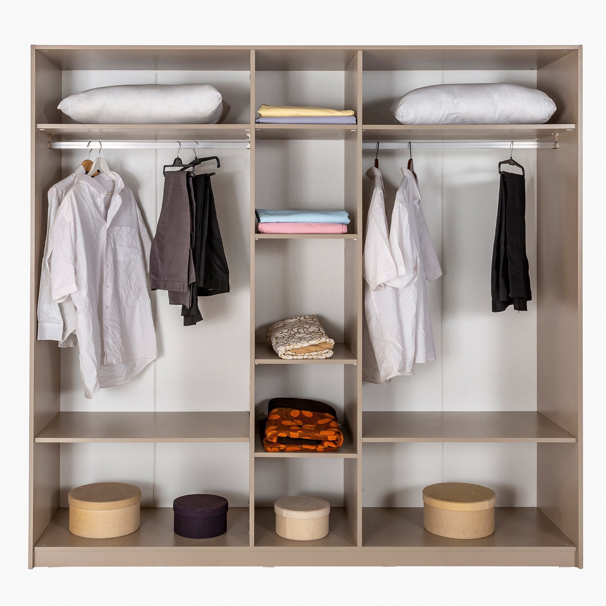 خزانة ملابس 5 أبواب بمرآة من دافني -hbxfurniture-wardrobes-image-4