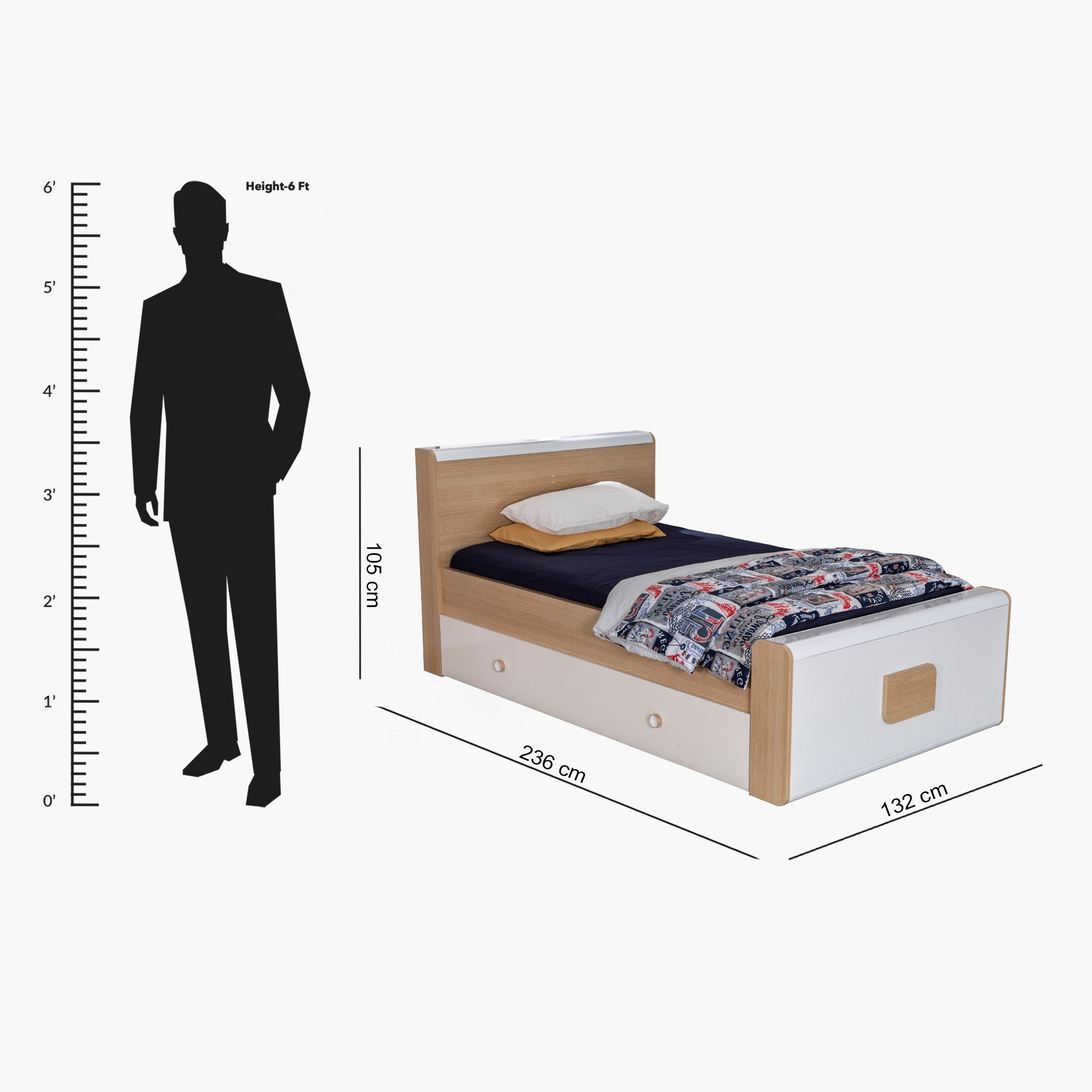 سرير توين من جينسيس - 200x120 سم-hbxbedroom-bedsandbedsets-beds-twin-image-12