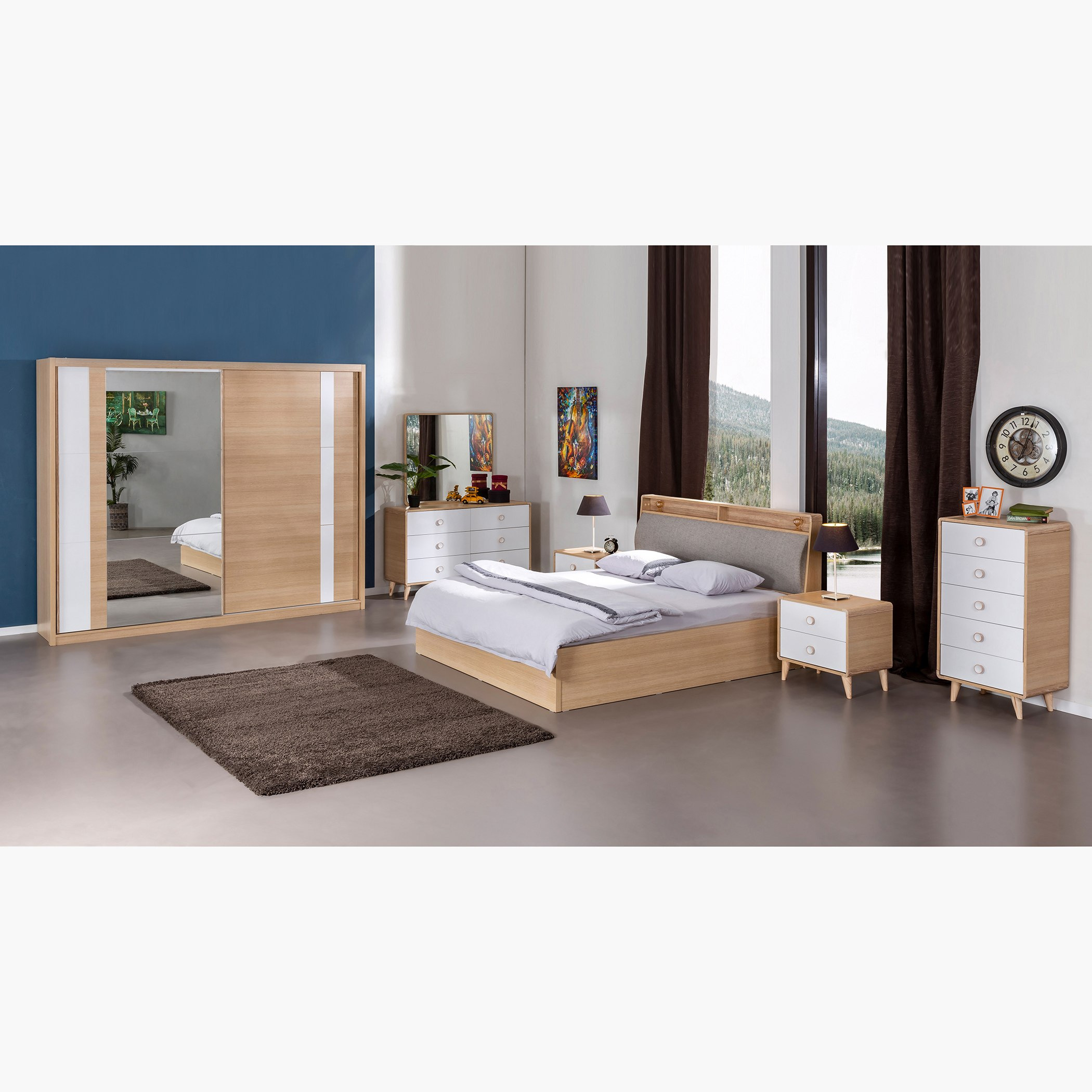 وحدة 5 أدراج من جينيفا-hbxfurniture-dressersandchests-chestofdrawers-image-6