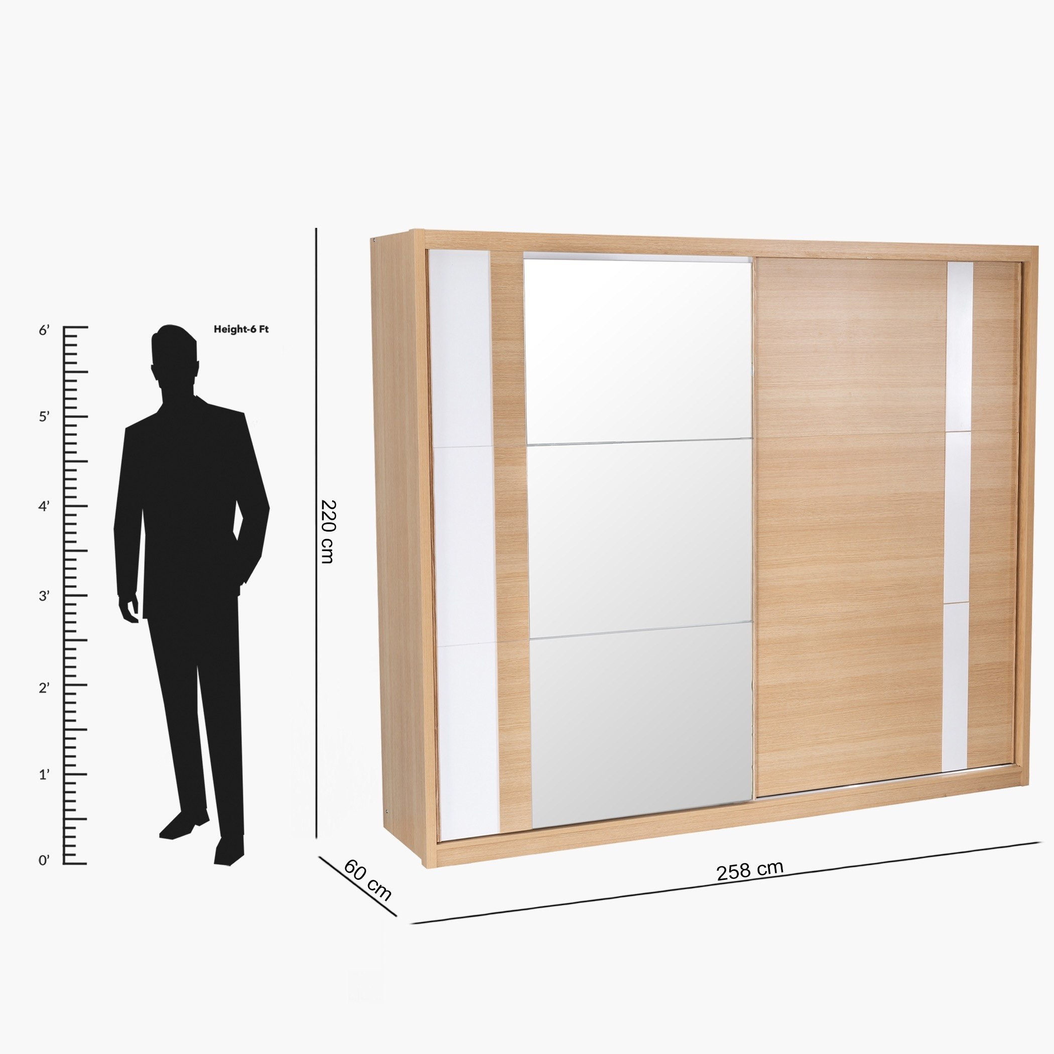 خزانة ملابس ببابين انزلاقيين مع مرآة من جنيفا-hbxfurniture-wardrobes-image-7