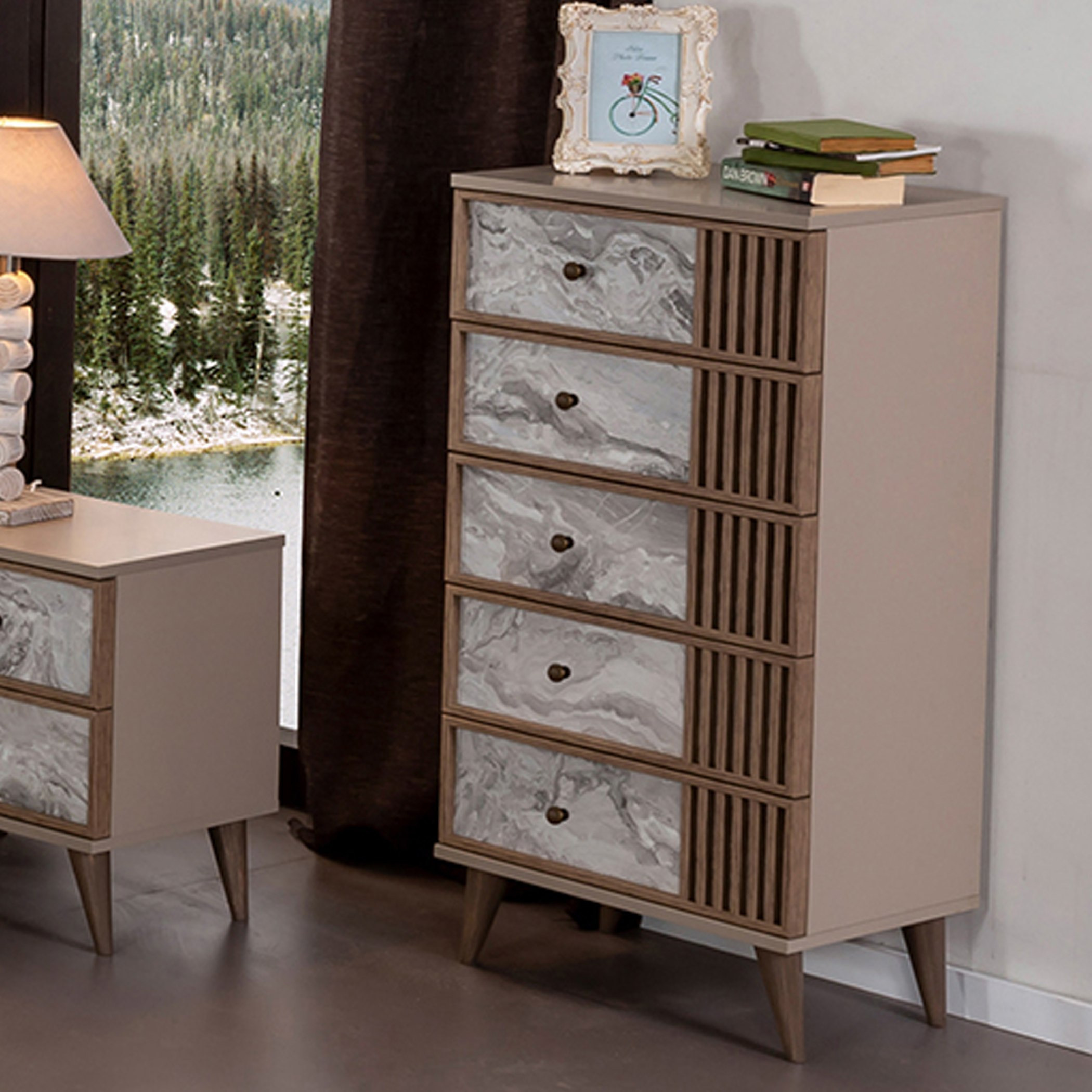 وحدة تخزين 5 أدراج من أوديسا-hbxfurniture-dressersandchests-chestofdrawers-image-1