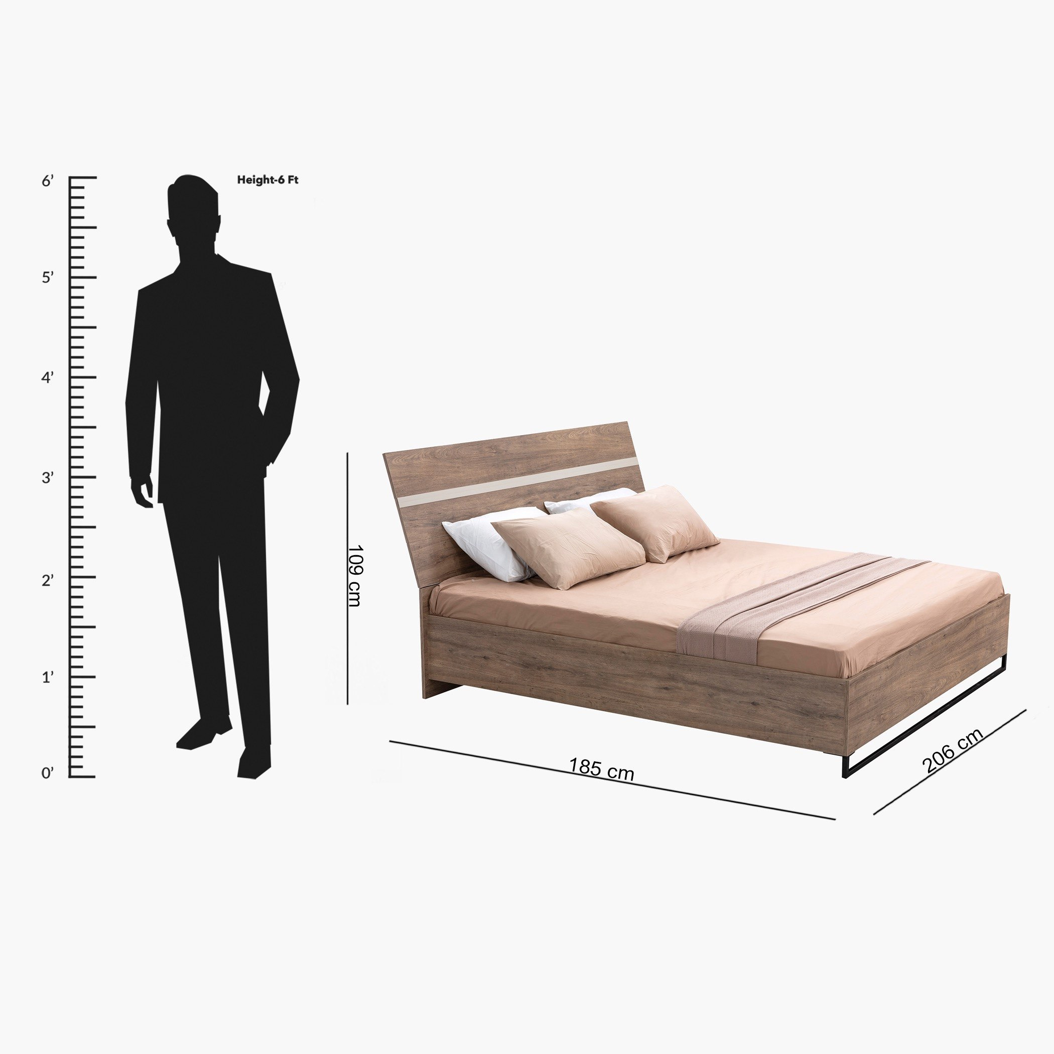 طقم غرفة نوم كينج 5 قطع - سانتانا من موڤو - 180x200 سم-hbxbedroom-bedsandbedsets-bedroomsets-king-image-17