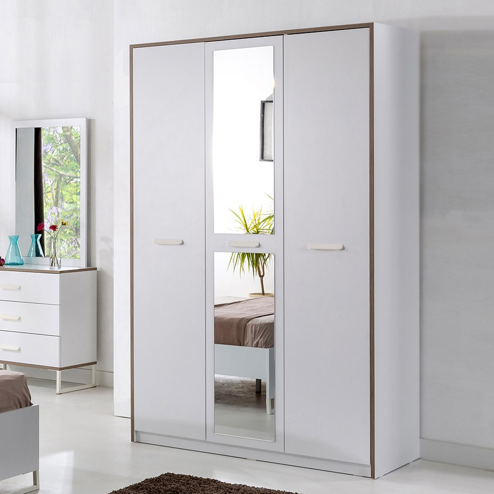 Wardrobe with deals mirror online