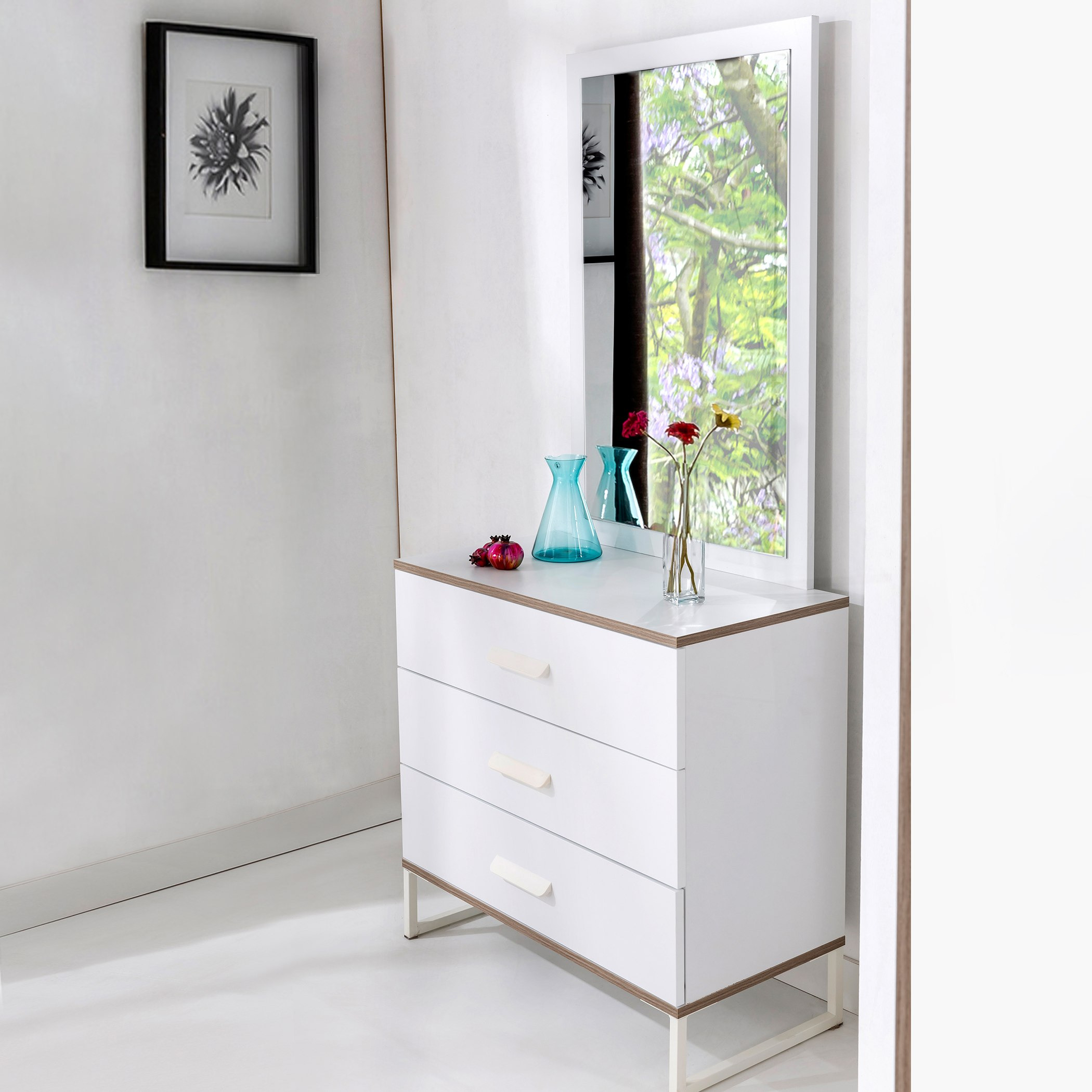 طاولة تزيين 3 أدراج دون مرآة من ترافيس-hbxfurniture-kidsroom-kidsdressersandmirrors-image-1