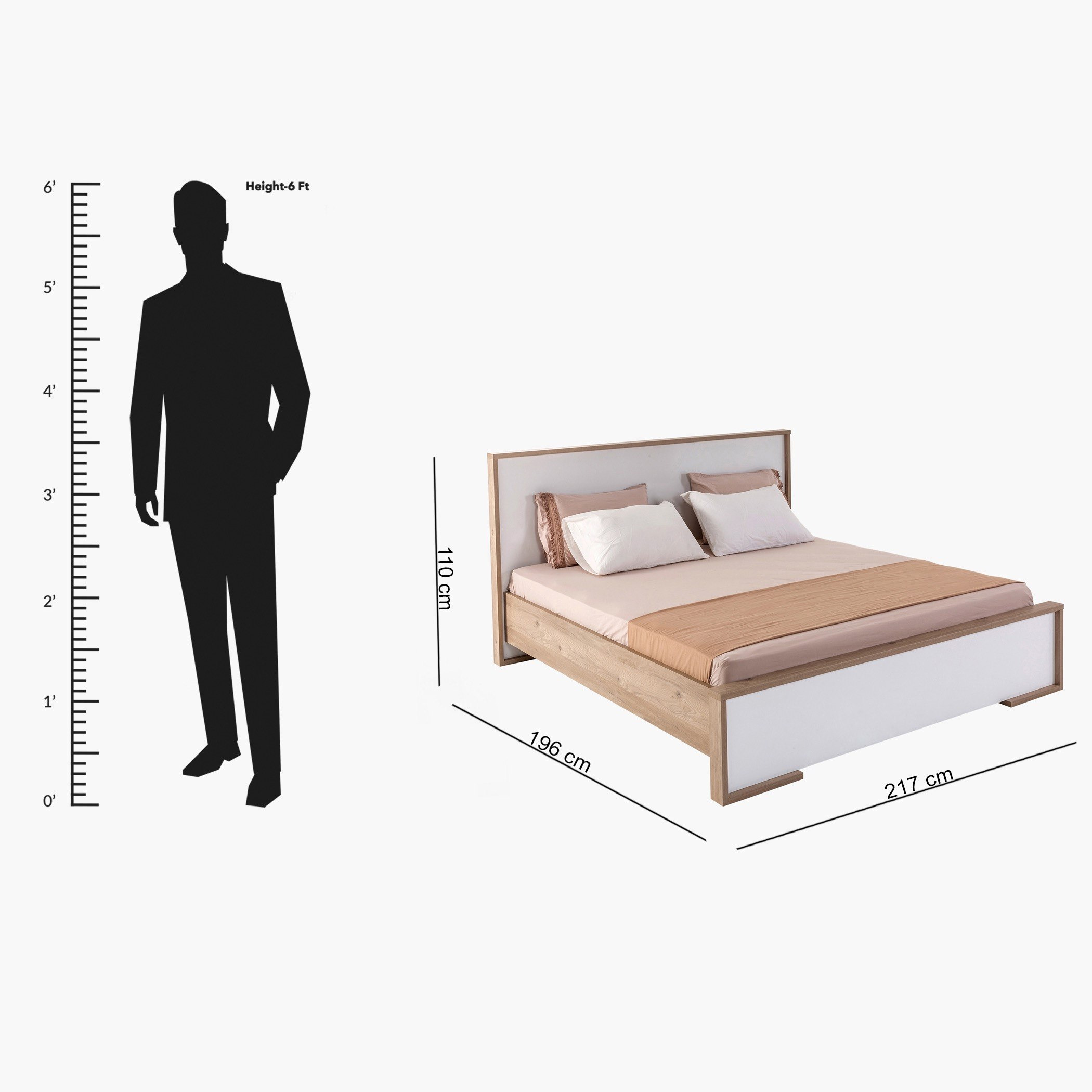 طقم غرفة نوم كينج 3 قطع دون طاولة تزيين ومرآة - فاليتا  من موڤو- 180x200 سم-hbxbedroom-bedsandbedsets-bedroomsets-king-image-11