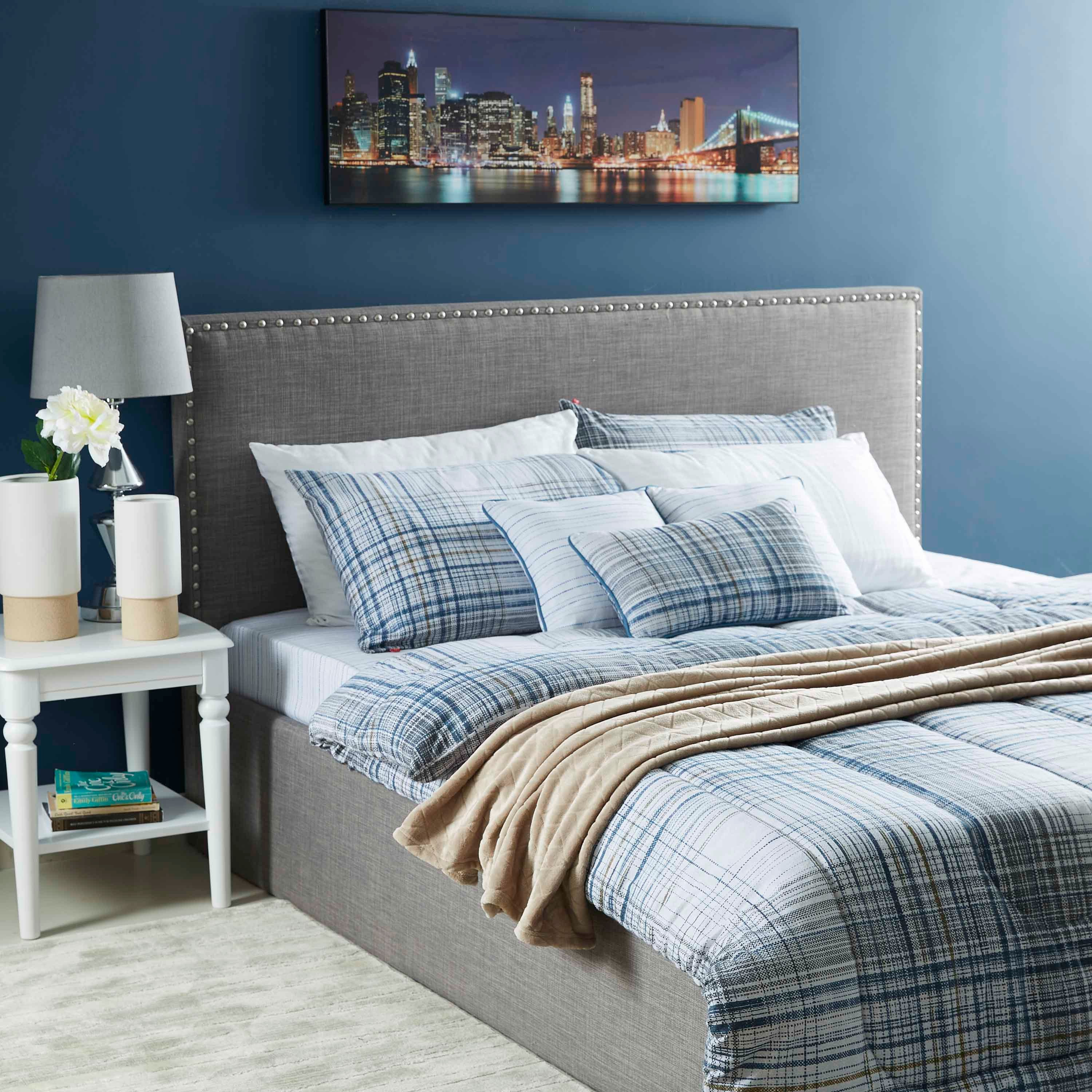 بطانية فلانيل كوين منقوشة من نوفا - 200x220 سم-hbxhomeware-hbxbedroom-image-4