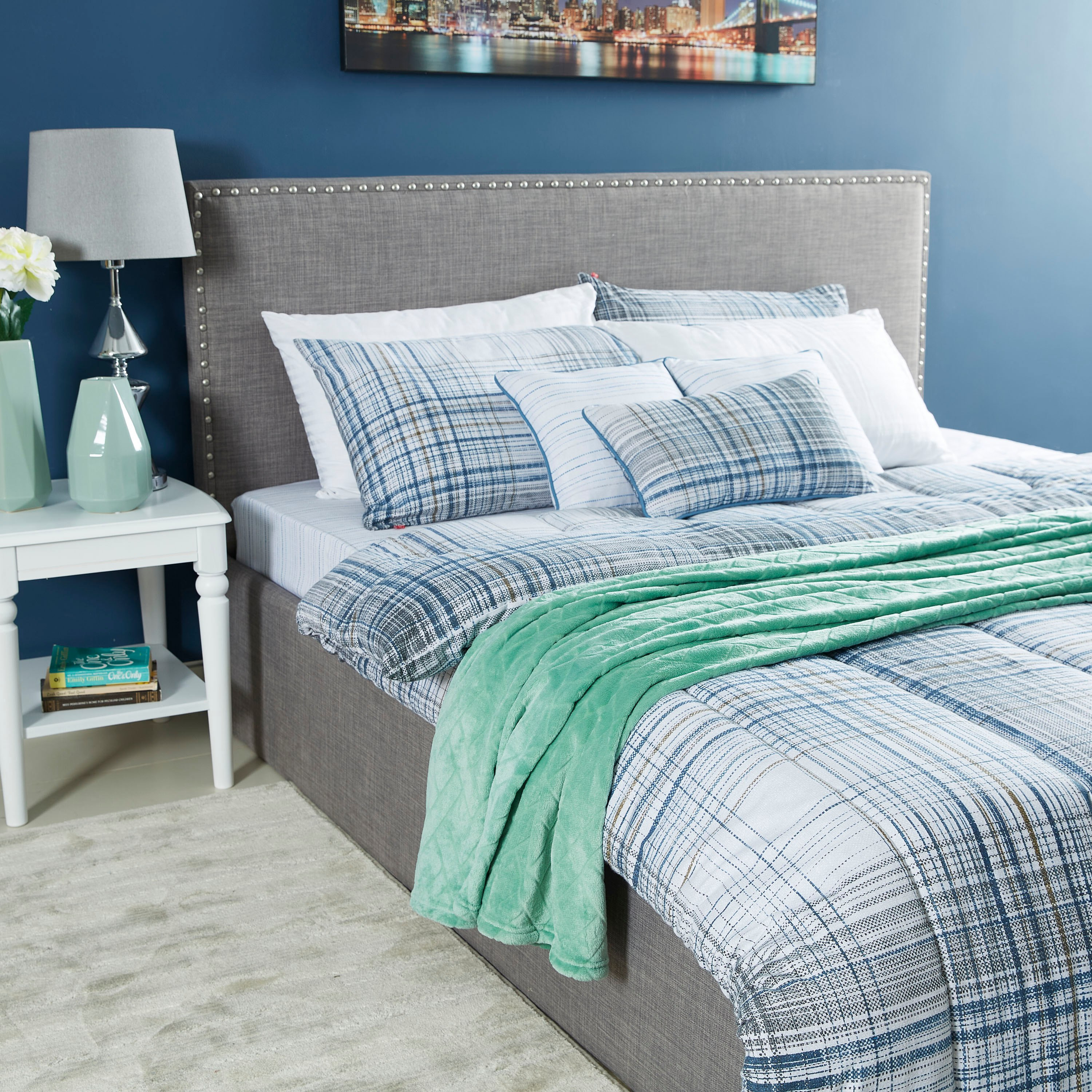 بطانية فلانيل مزدوجة منقوشة من نوفا- 150x200 سم-hbxhomeware-hbxbedroom-image-4