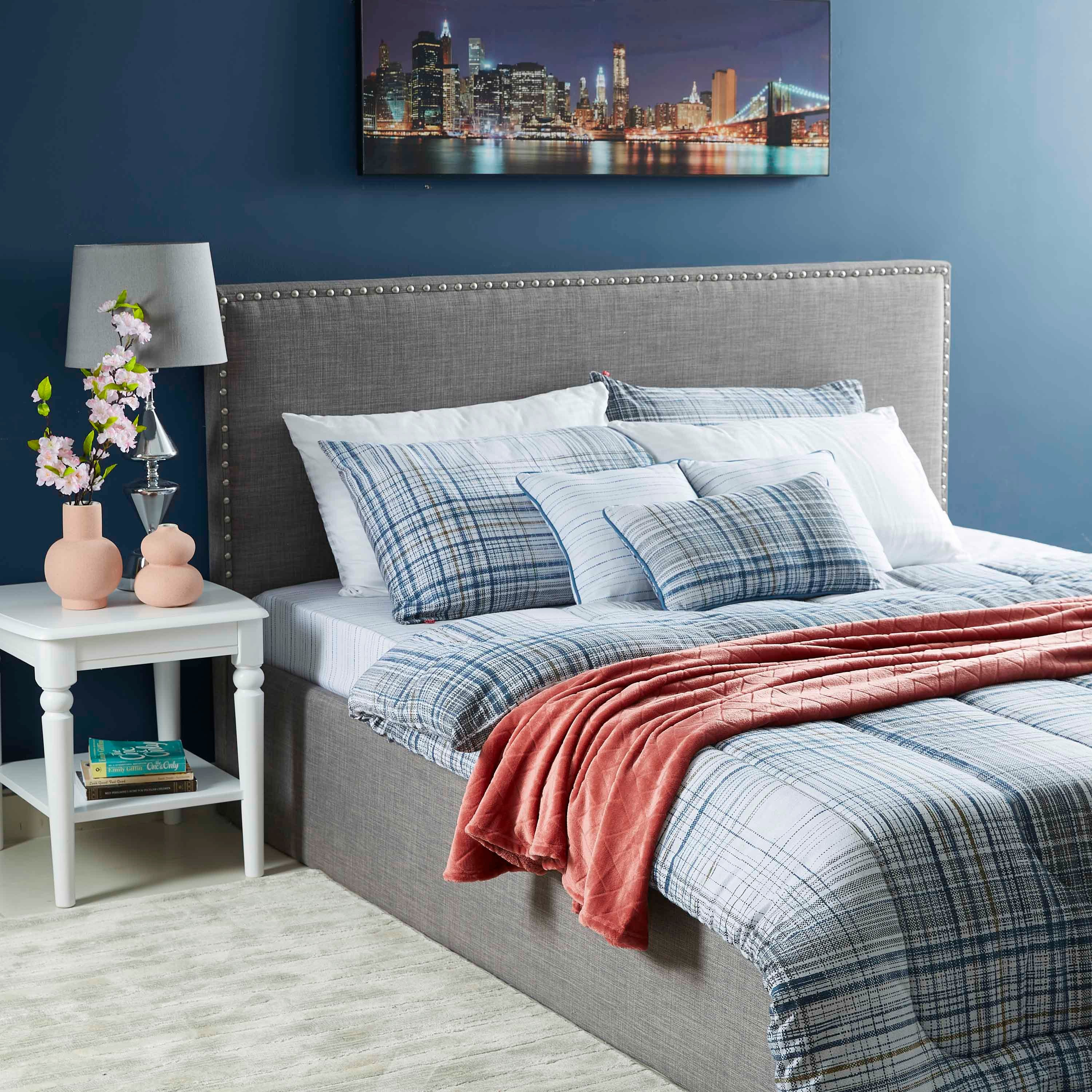 بطانية فلانيل كوين منقوشة من نوفا - 200x220 سم-hbxhomeware-hbxbedroom-image-4