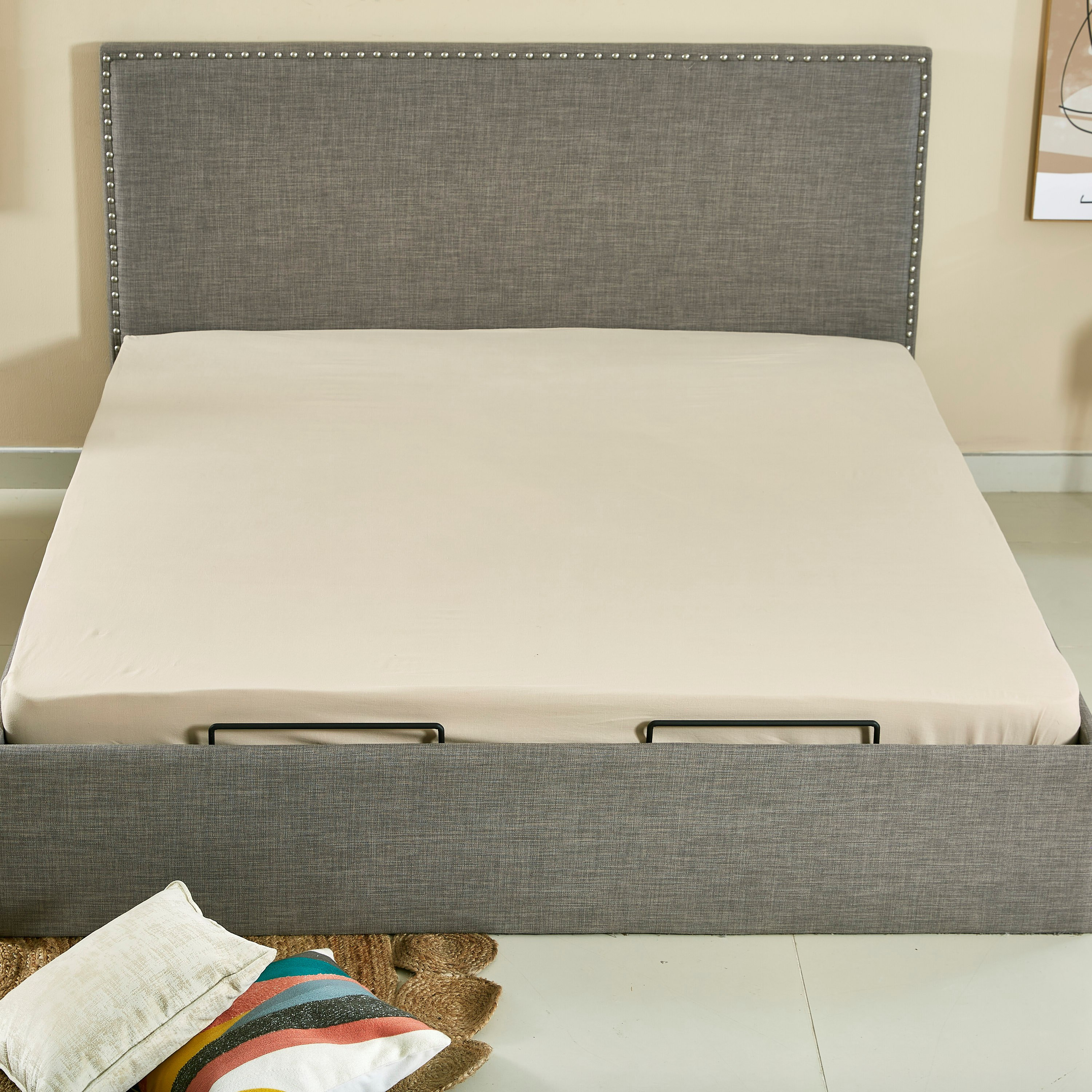 شرشف مطاطي مزدوج من فينتدج- 120x200 سم-hbxhomeware-hbxbedroom-image-2