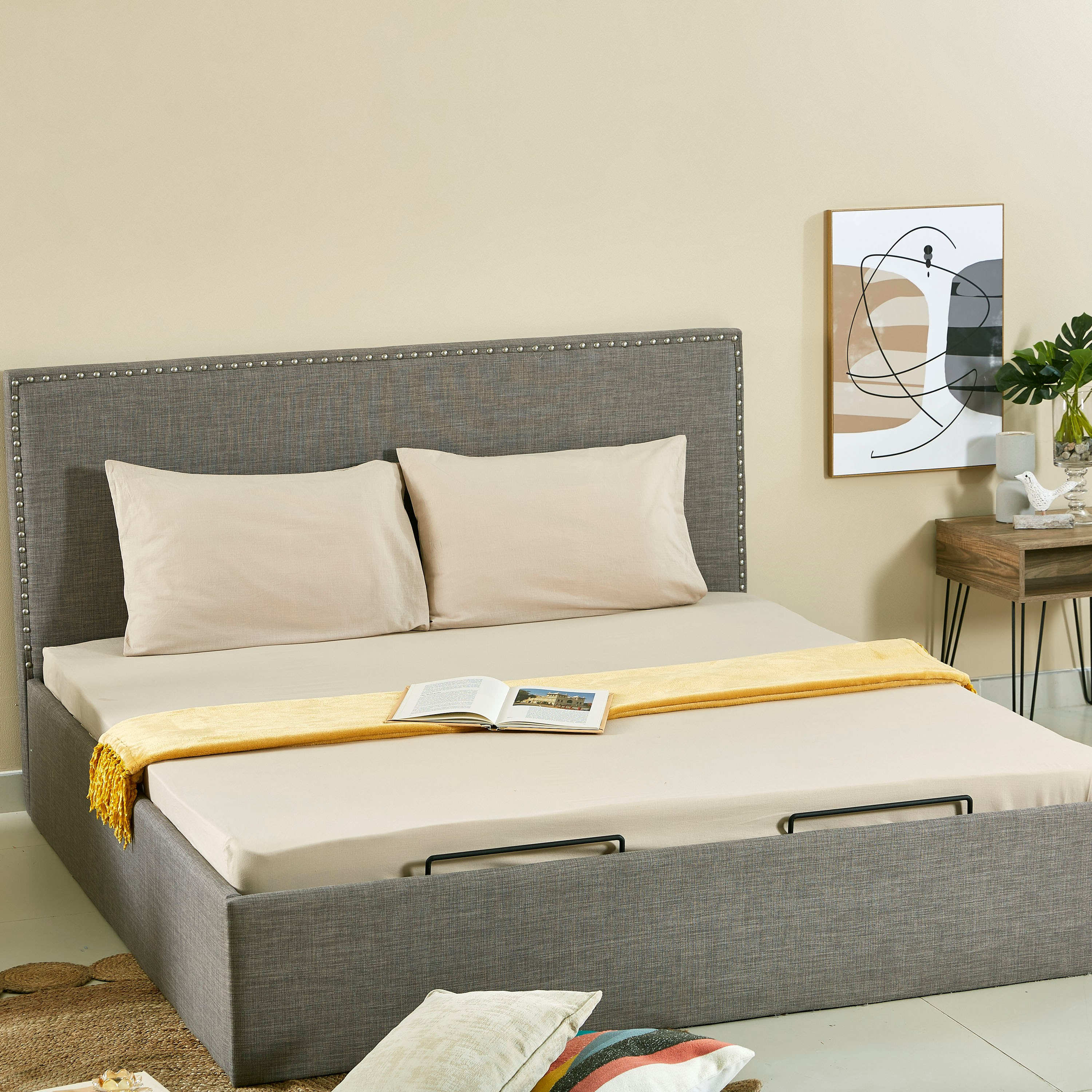 شرشف مطاطي مزدوج من فينتدج- 120x200 سم-hbxhomeware-hbxbedroom-image-5