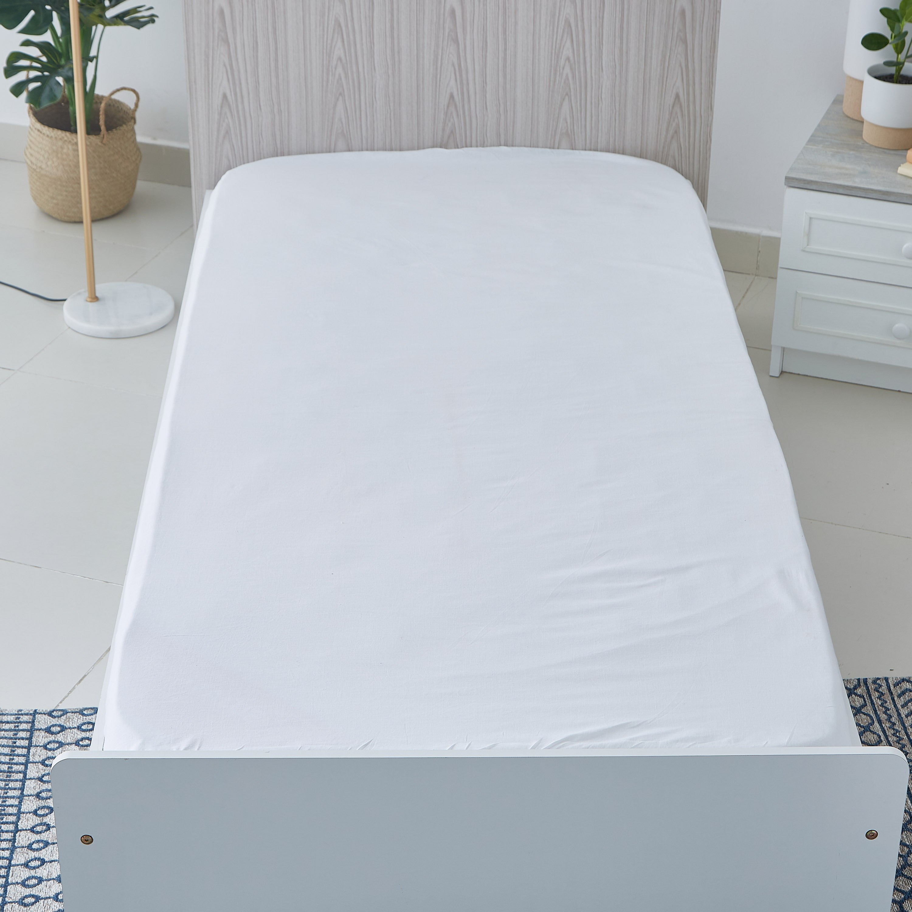 شرشف مطاطي مزدوج من فينتدج- 120x200 سم-hbxhomeware-hbxbedroom-image-2