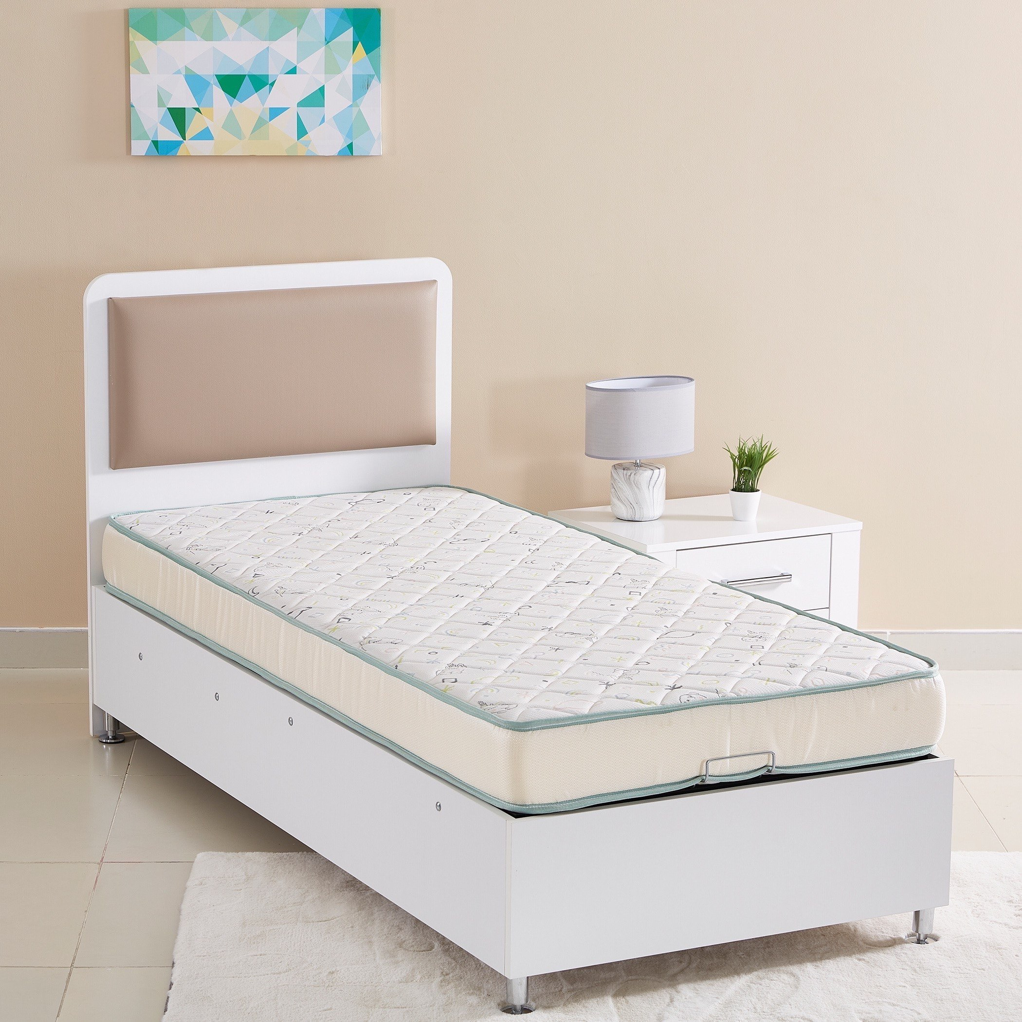 مرتبة إسفنج فردية من أي هابي - 90x200x15 سم-hbxfurniture-bedroom-mattresses-single-image-6
