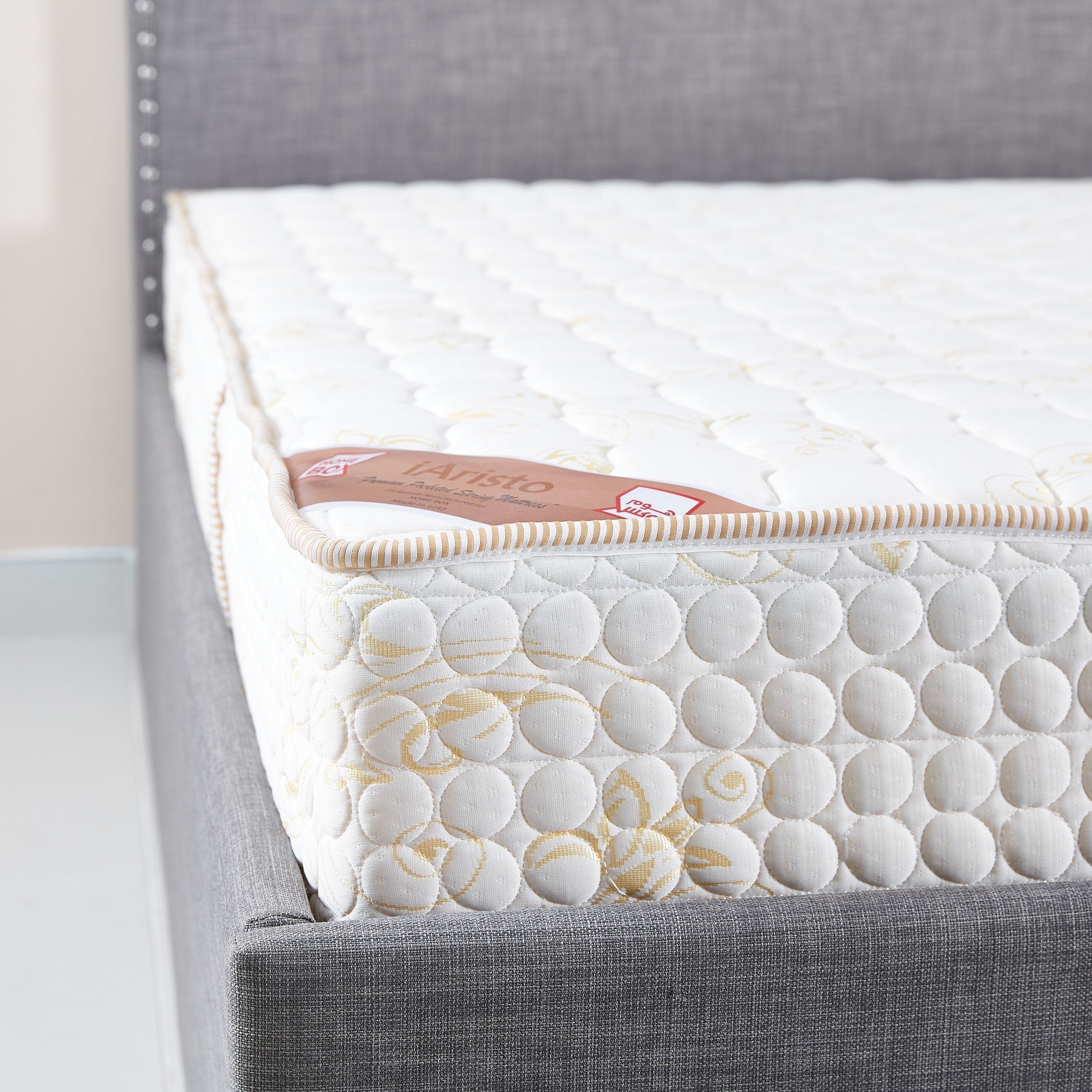 مرتبة كينج بنوابض جيبيّة من آي آريستو - 180x200x26 سم-hbxfurniture-mattresses-king-image-5