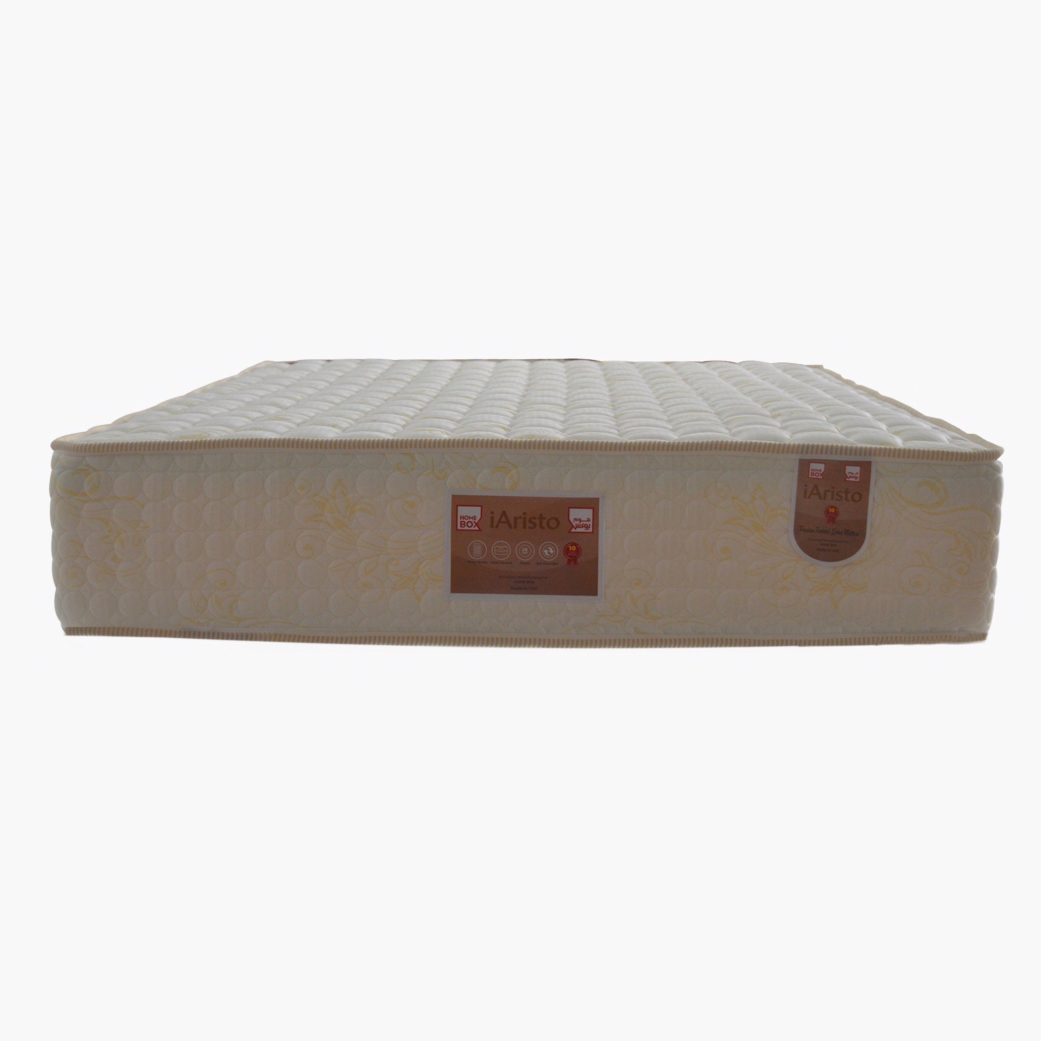 مرتبة كوين بنوابض جيبيّة من آي أريستو - 150x200x26 سم-hbxbedroom-mattresses-queen-image-4