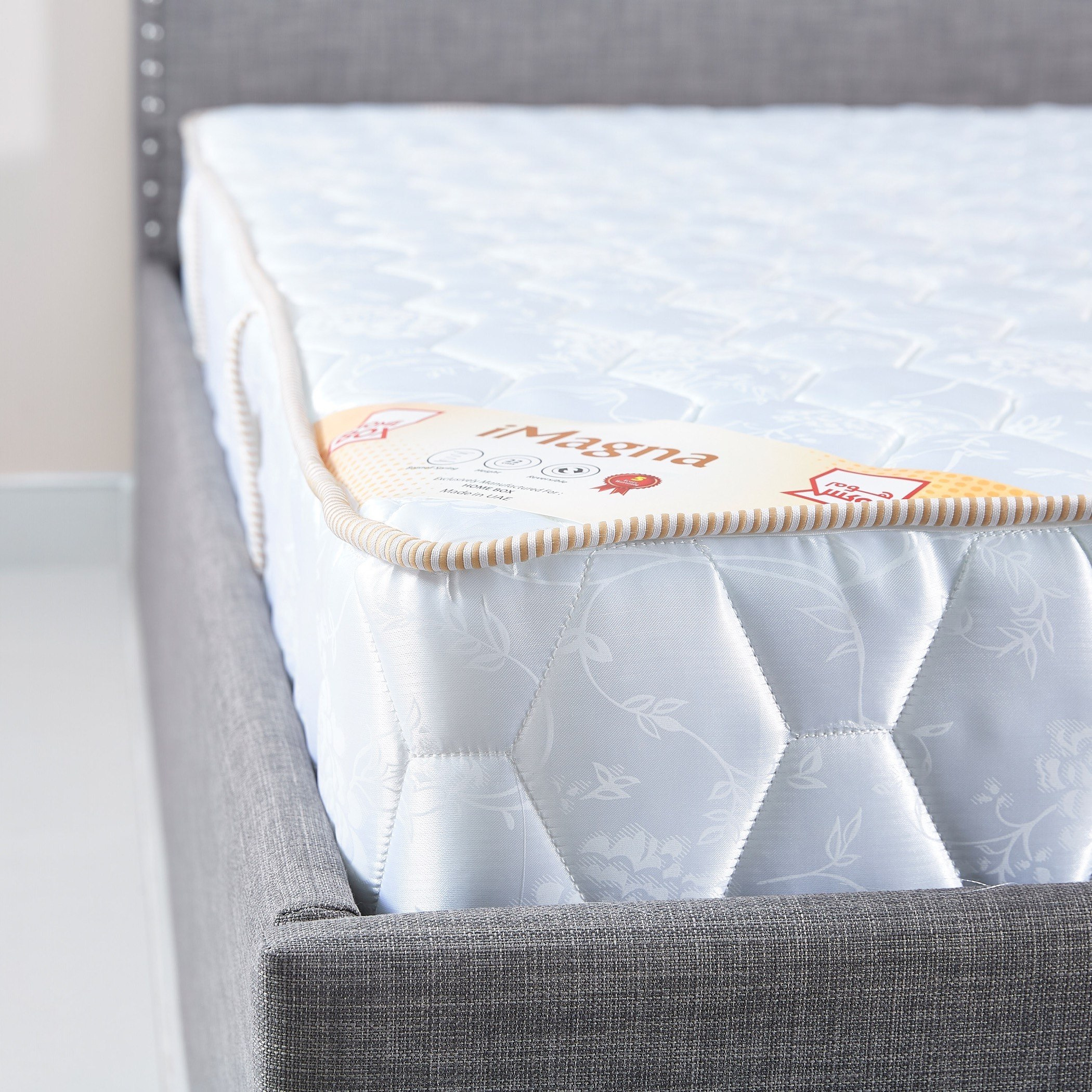 مرتبة كينج بنوابض حلزونية من آي ماجنا - 180x200x22 سم -hbxfurniture-mattresses-king-image-4