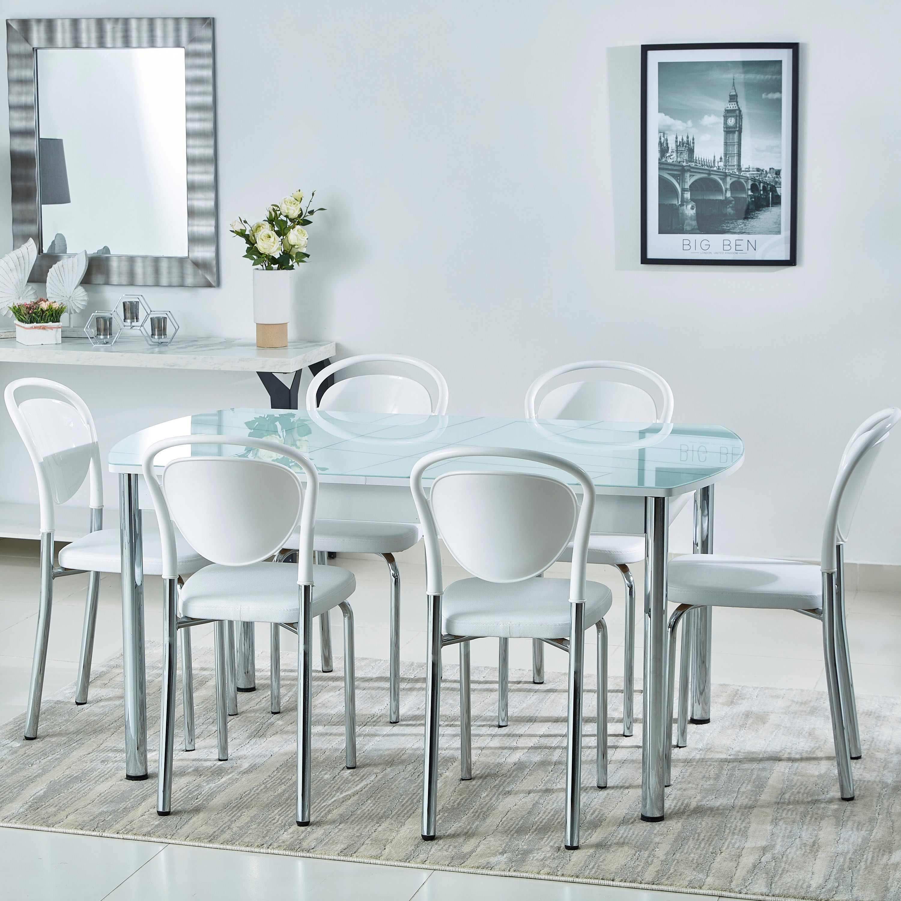 طقم سفرة 6 مقاعد من فرانكلين-hbxfurniture-diningtablesandsets-diningsets-sixseater-image-1