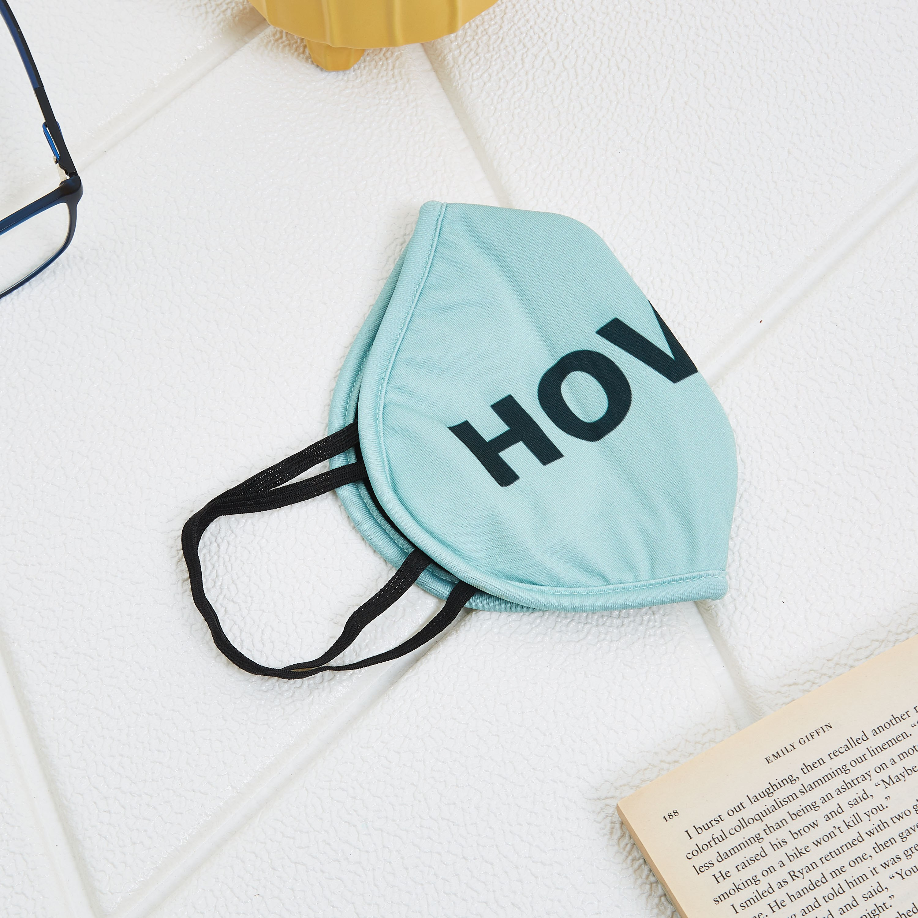 Howya Spandex Fabric Antibacterial 2-Layer Face Mask - 16x13 cm-hbxdecorandfurnishings-homeaccessories-novelties-image-2
