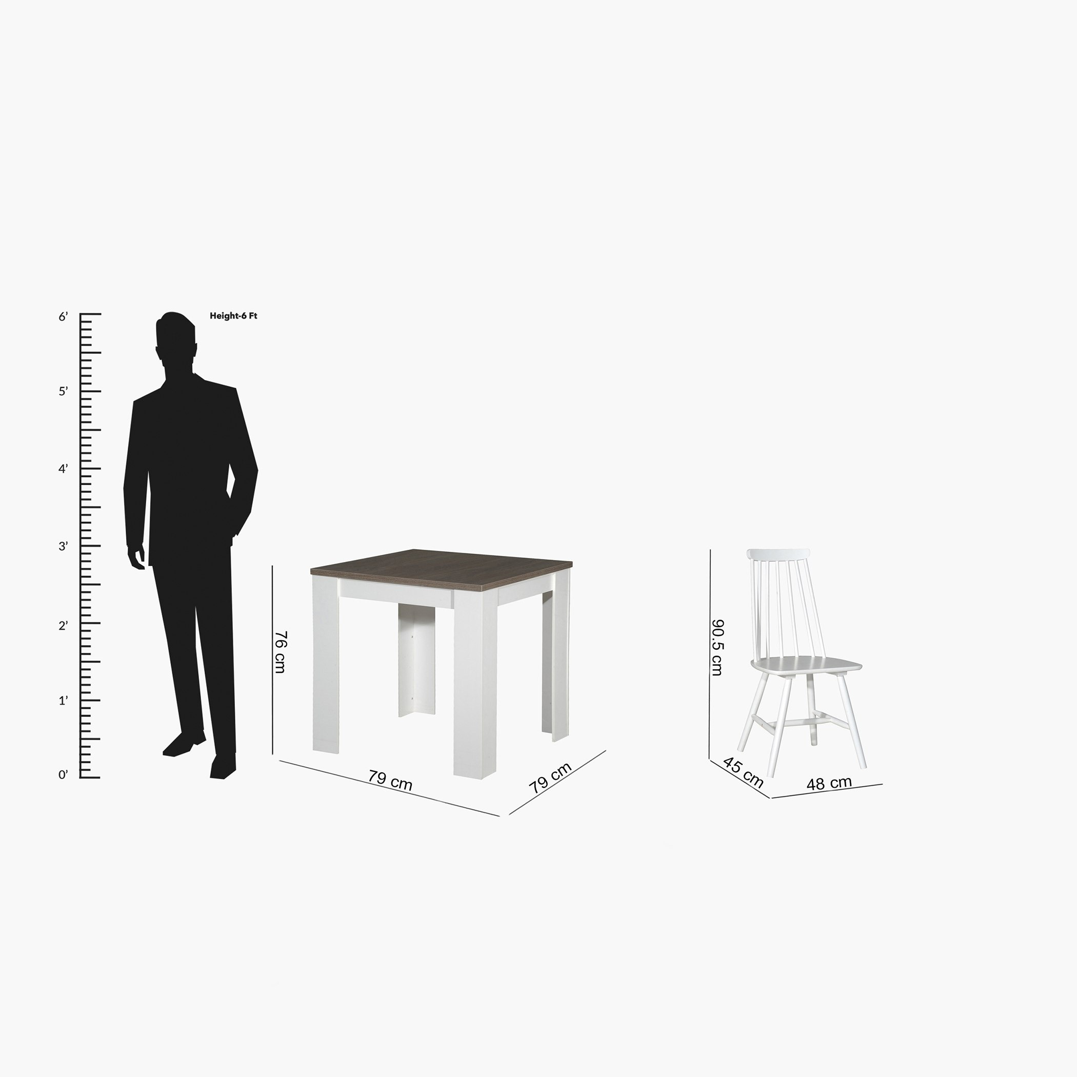 طقم طاولة سفرة بمقعدين من بلاك-hbxfurniture-diningtablesandsets-diningsets-twoseater-image-12