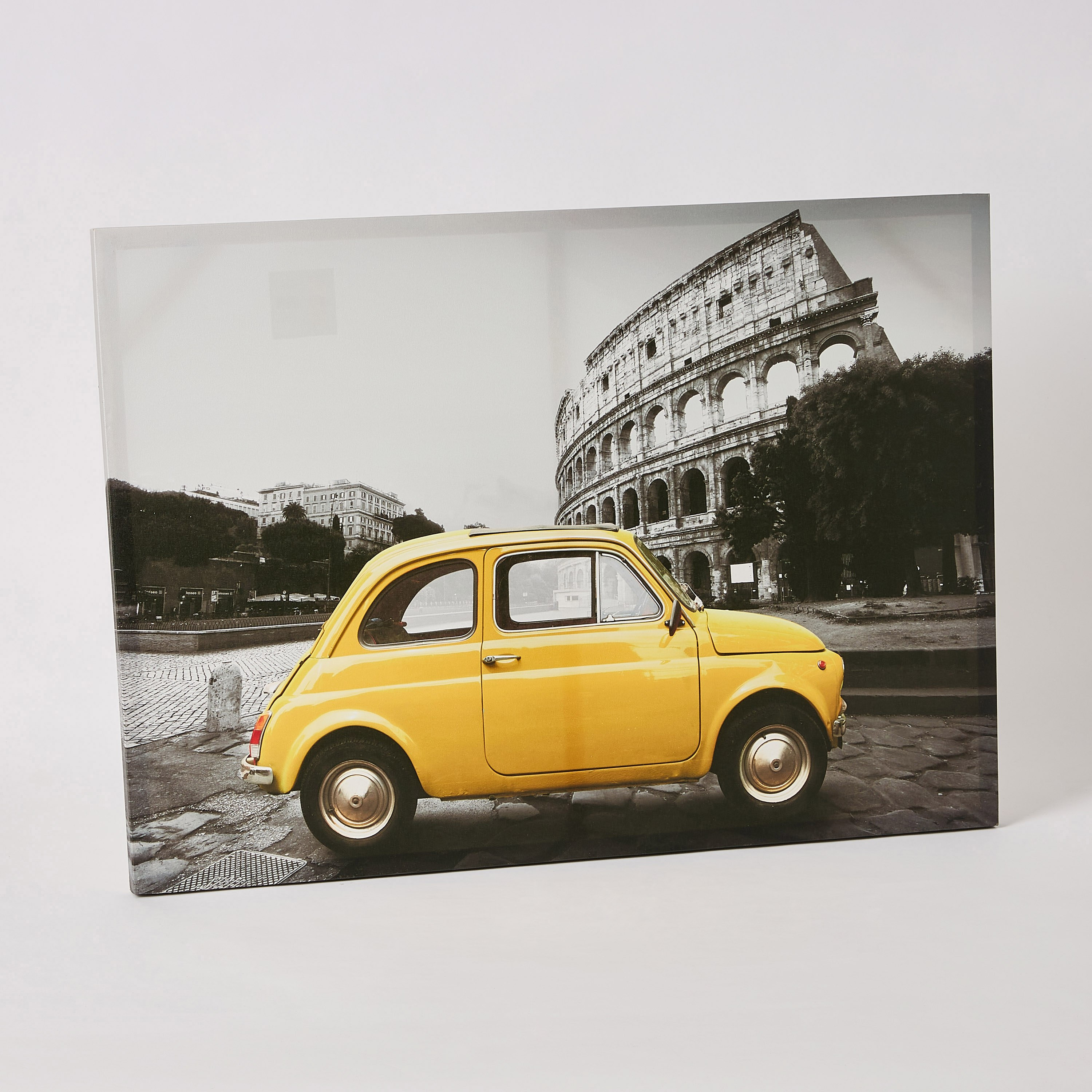 Kia Car at Colosseum Canvas Framed Picture-hbxhomeware-hbxdecorandfurnishings-image-5