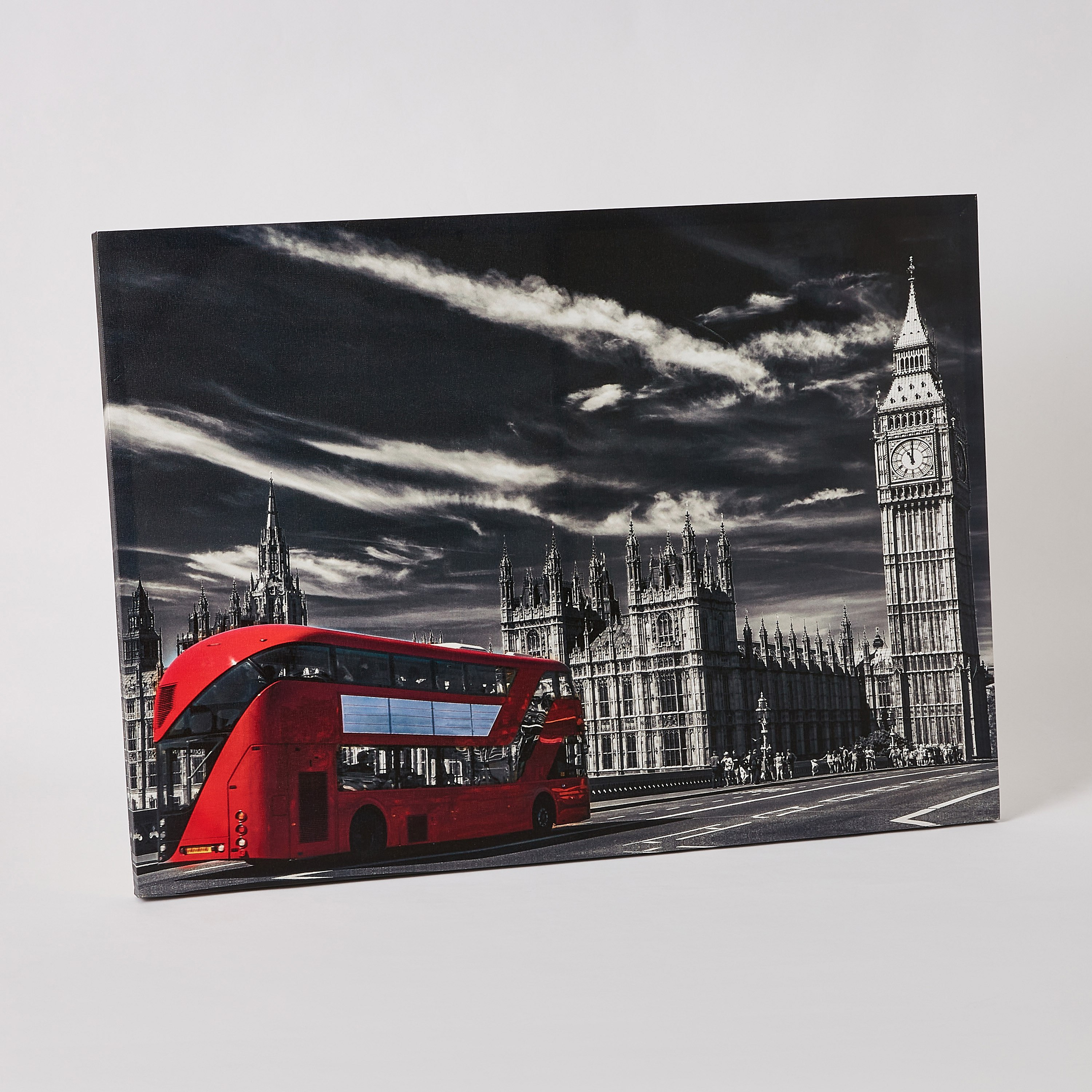 Kia London Bus Canvas Framed Picture-hbxhomeware-hbxdecorandfurnishings-image-5