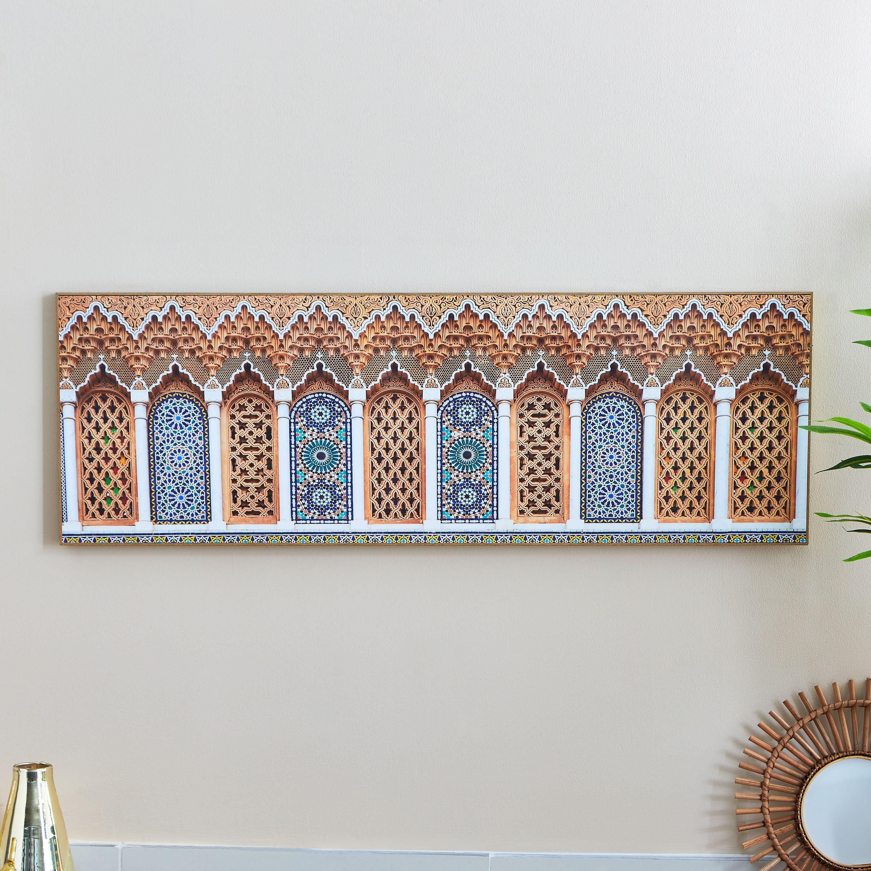 لوحة مؤطرة لامعة أبواب المسجد من كيا-hbxhomeware-hbxdecorandfurnishings-image-1