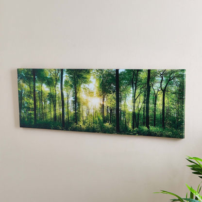 Kia Green Forest Glossy Framed Picture