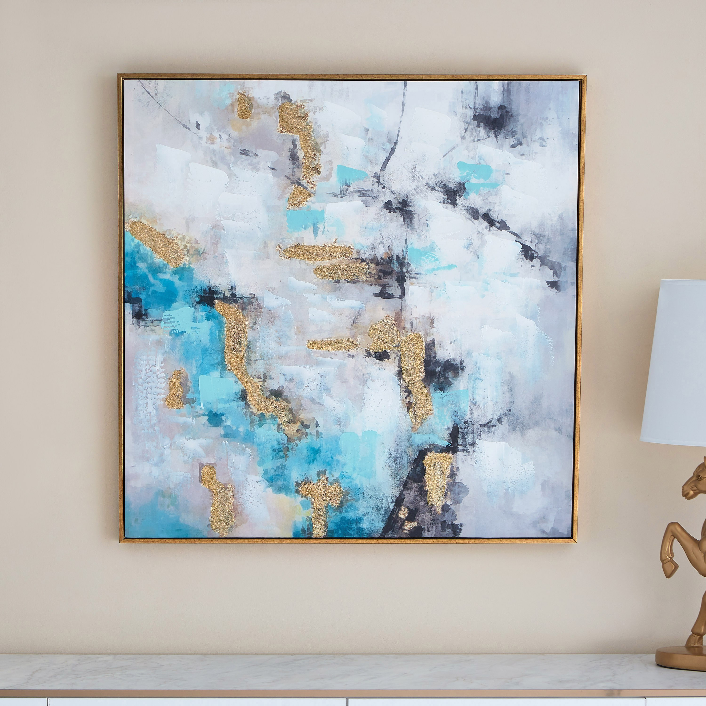 لوحة كانفاس مؤطرة فن تجريدي من كيا-hbxhomeware-hbxdecorandfurnishings-image-1