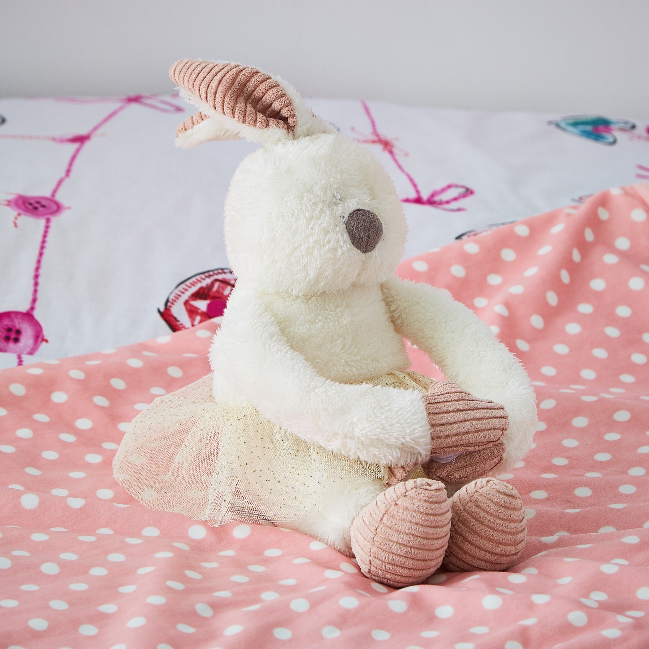 وسادة على شكل أرنب مع بطانية كاملة من لاش - 70 × 100 سم-hbxhomeware-hbxkidsandyouth-image-2