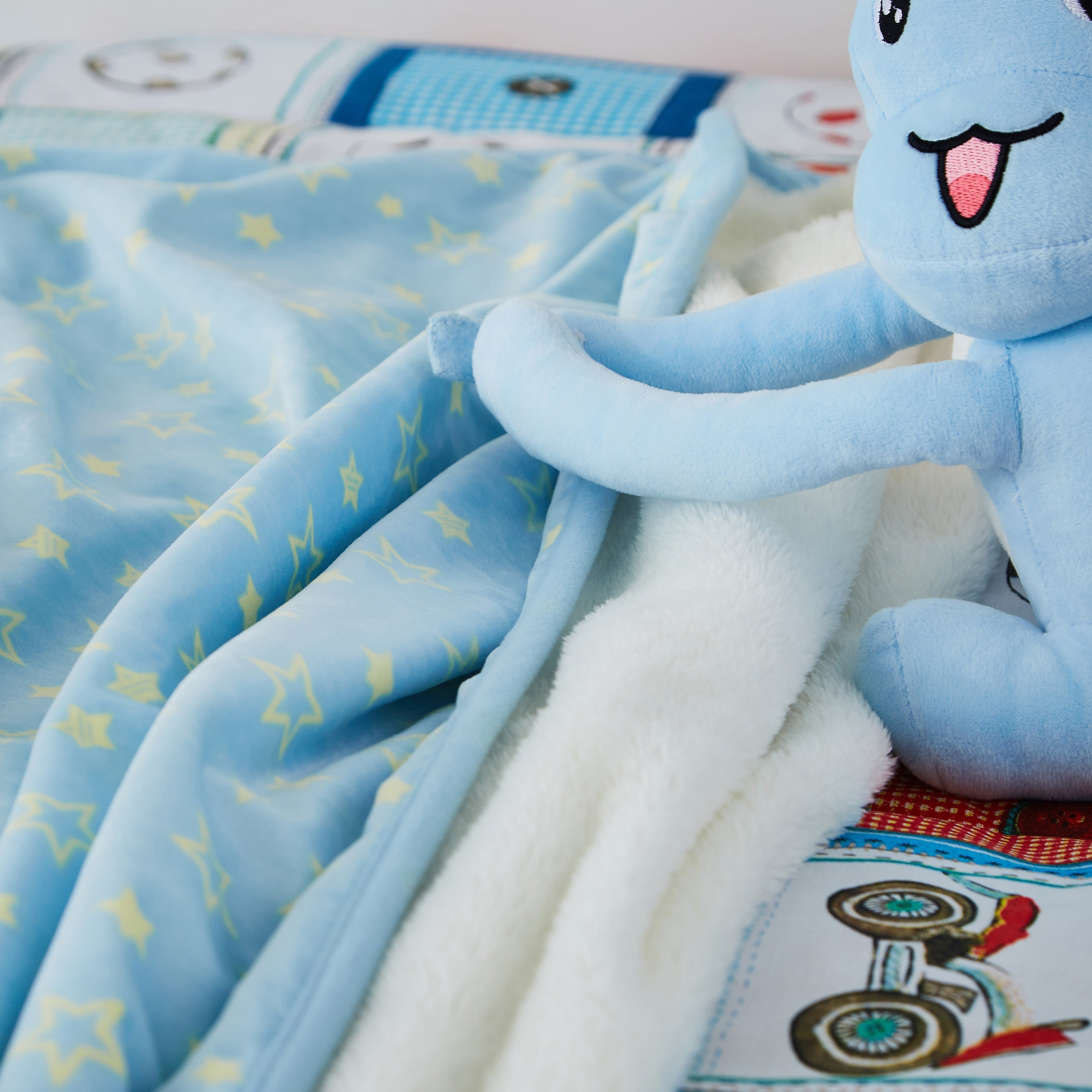 وسادة على شكل ديناصور مع بطانية كاملة من لاش - 70×100 سم-hbxhomeware-hbxkidsandyouth-image-4