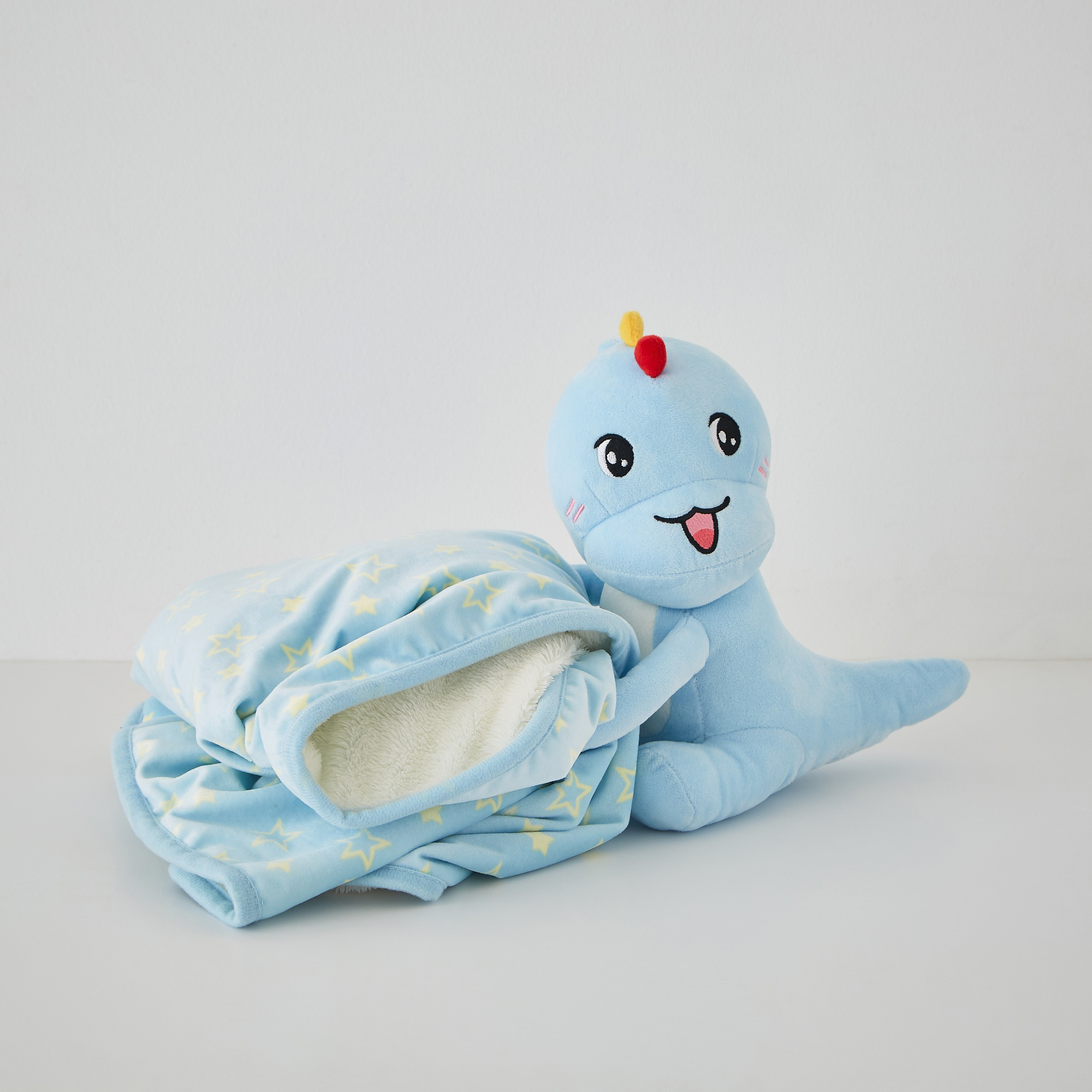 وسادة على شكل ديناصور مع بطانية كاملة من لاش - 70×100 سم-hbxhomeware-hbxkidsandyouth-image-6