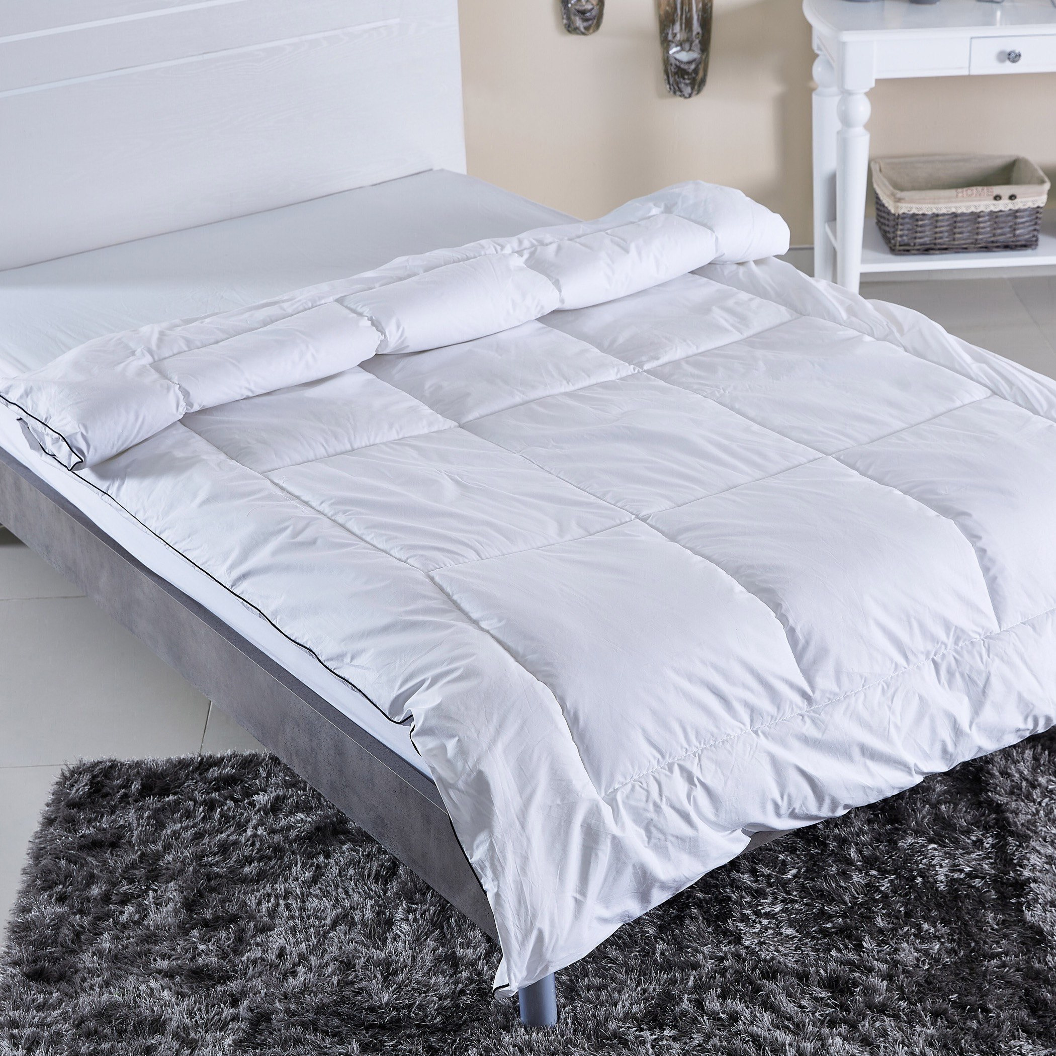 Primo Downproof Cotton Twin Inner Duvet - 150x220 cm-hbxdecorandfurnishings-bedding-duvetsandpillows-image-1