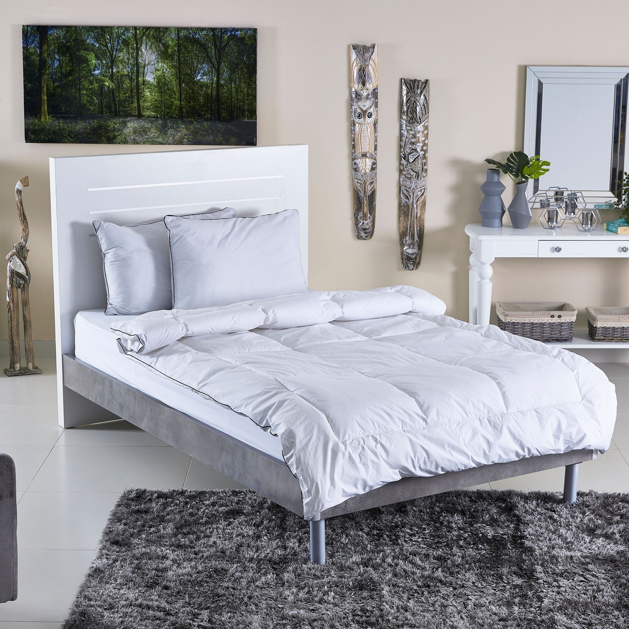 Primo Downproof Cotton Twin Inner Duvet - 150x220 cm-hbxdecorandfurnishings-bedding-duvetsandpillows-image-4