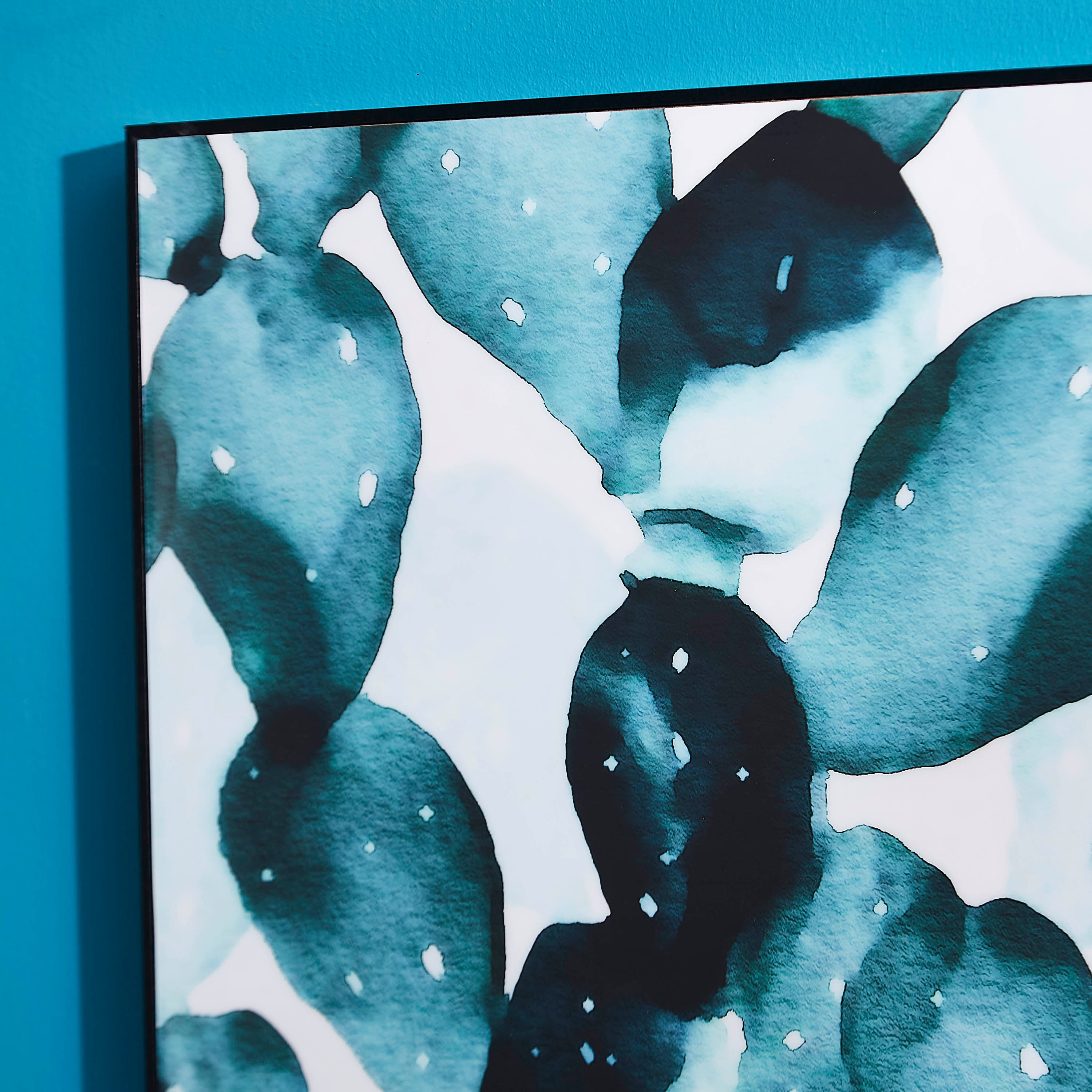 Kia Leaves Glossy MDF Framed Picture 50x70x3 cm-hbxhomeware-hbxdecorandfurnishings-image-3