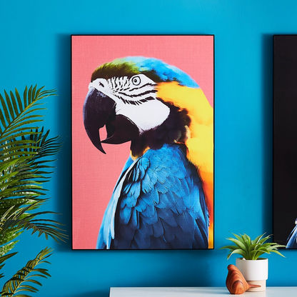 Kia Parrot Glossy Framed Picture
