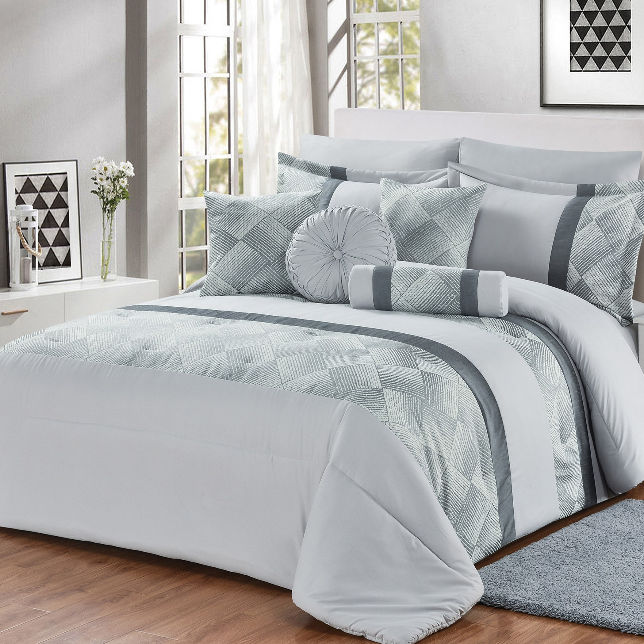 طقم لحاف جاكار كينج 10 قطع من روياس- 220x240 سم-hbxhomeware-hbxdecorandfurnishings-image-3