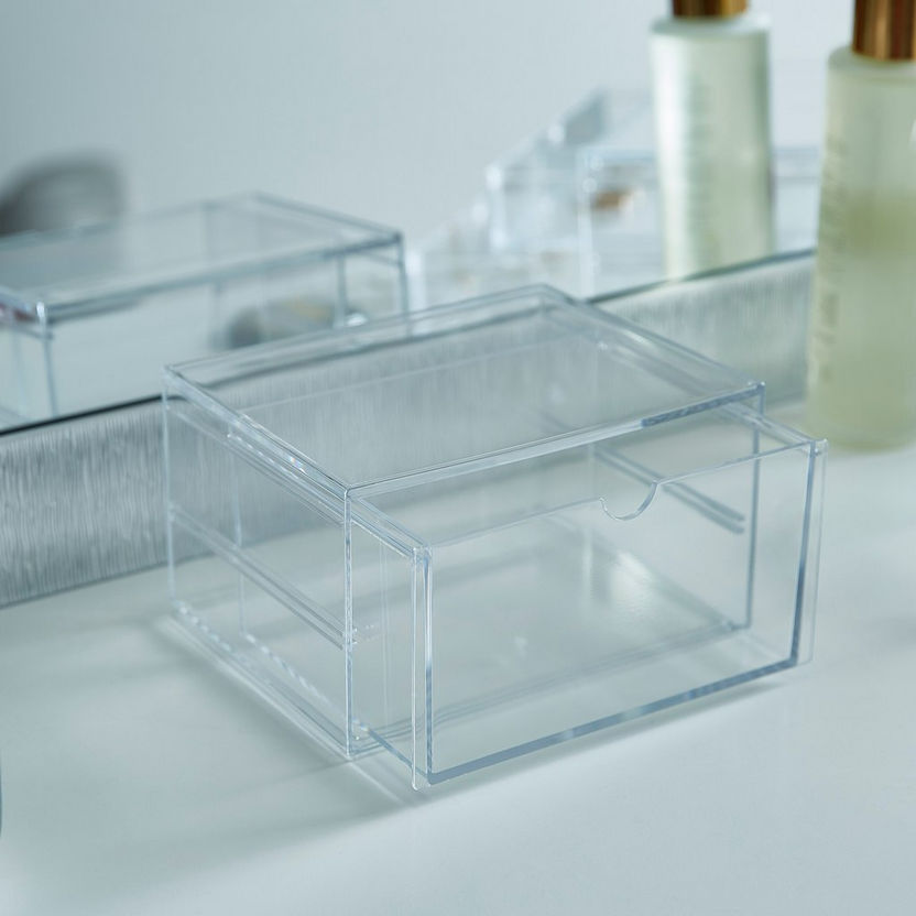 Crystal Cosmetics Box - 17x13x10 cm-Jewellery Boxes and Holders-image-2