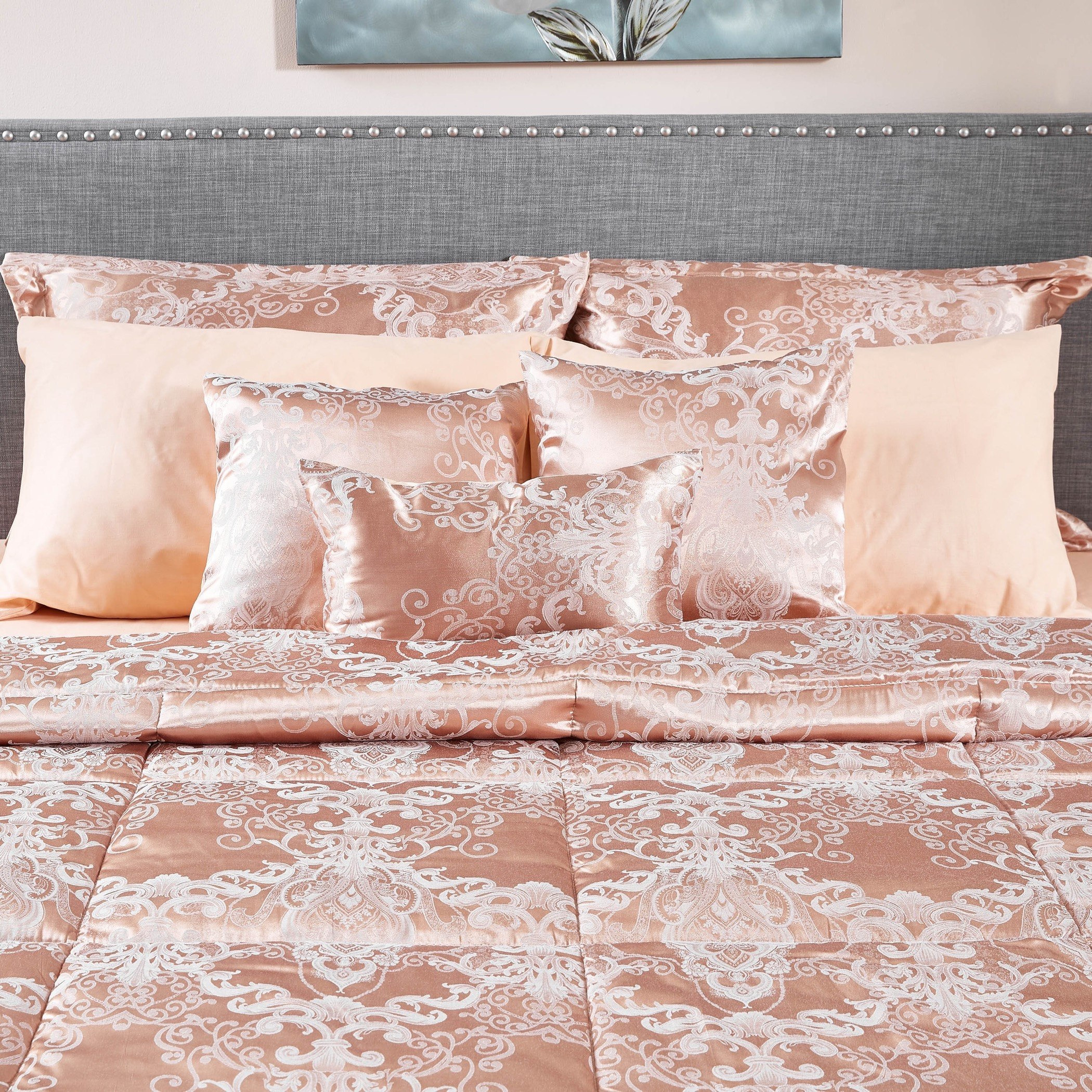 طقم لحاف مقاس كينج جاكار 10 قطع من لورين - 220x240 سم-hbxhomeware-bedding-bedinabag-image-4